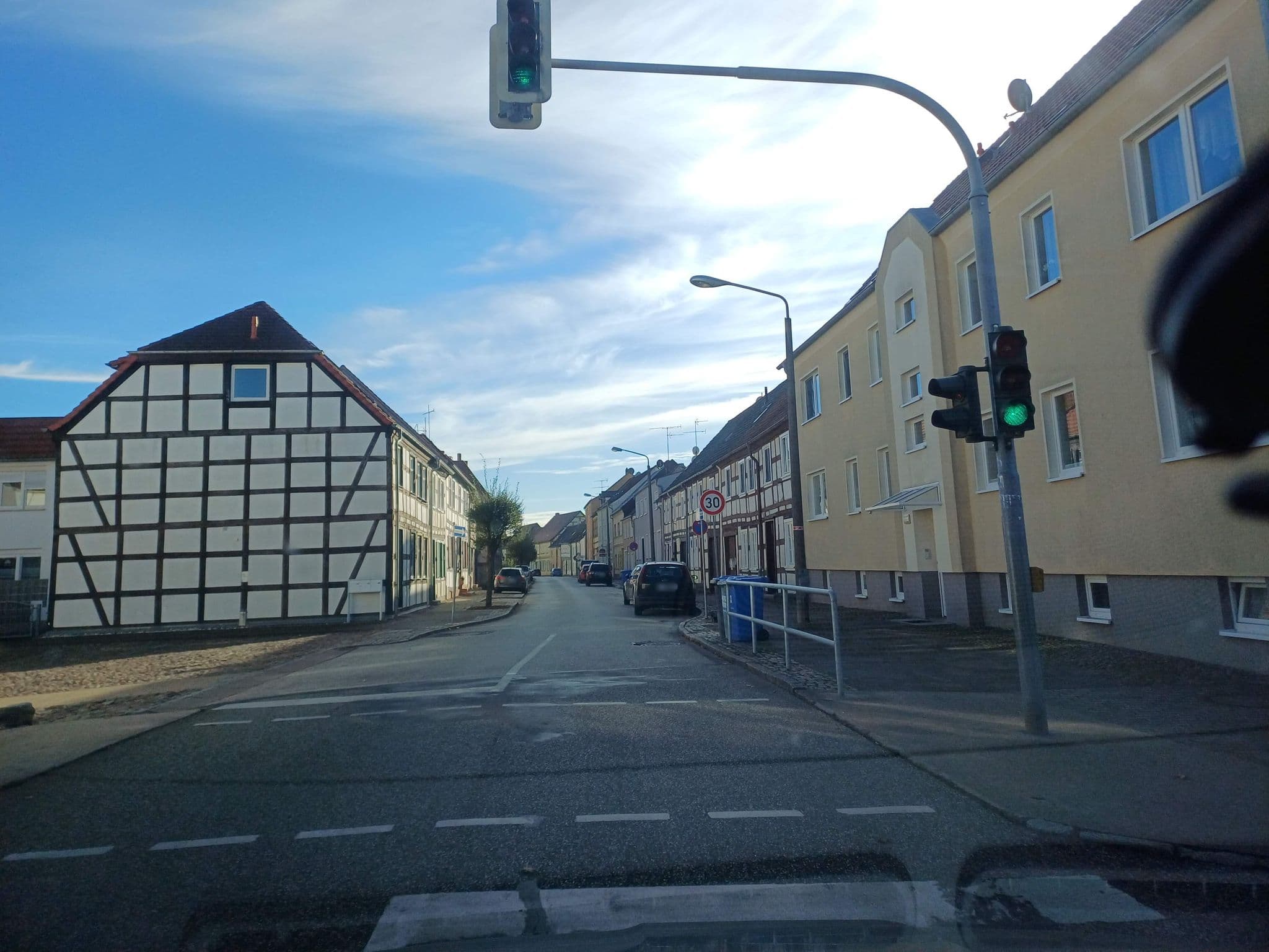 Street view near Hotel Garni Mühlenhof, Wusterhausen — © wentus (CC BY-SA · Mapillary)
