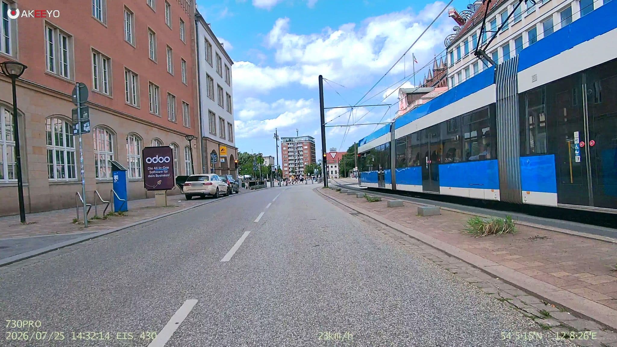 Street view near arcona Hotel Stadt Hamburg GmbH, Rostock — © LordOslo (CC BY-SA · Mapillary)