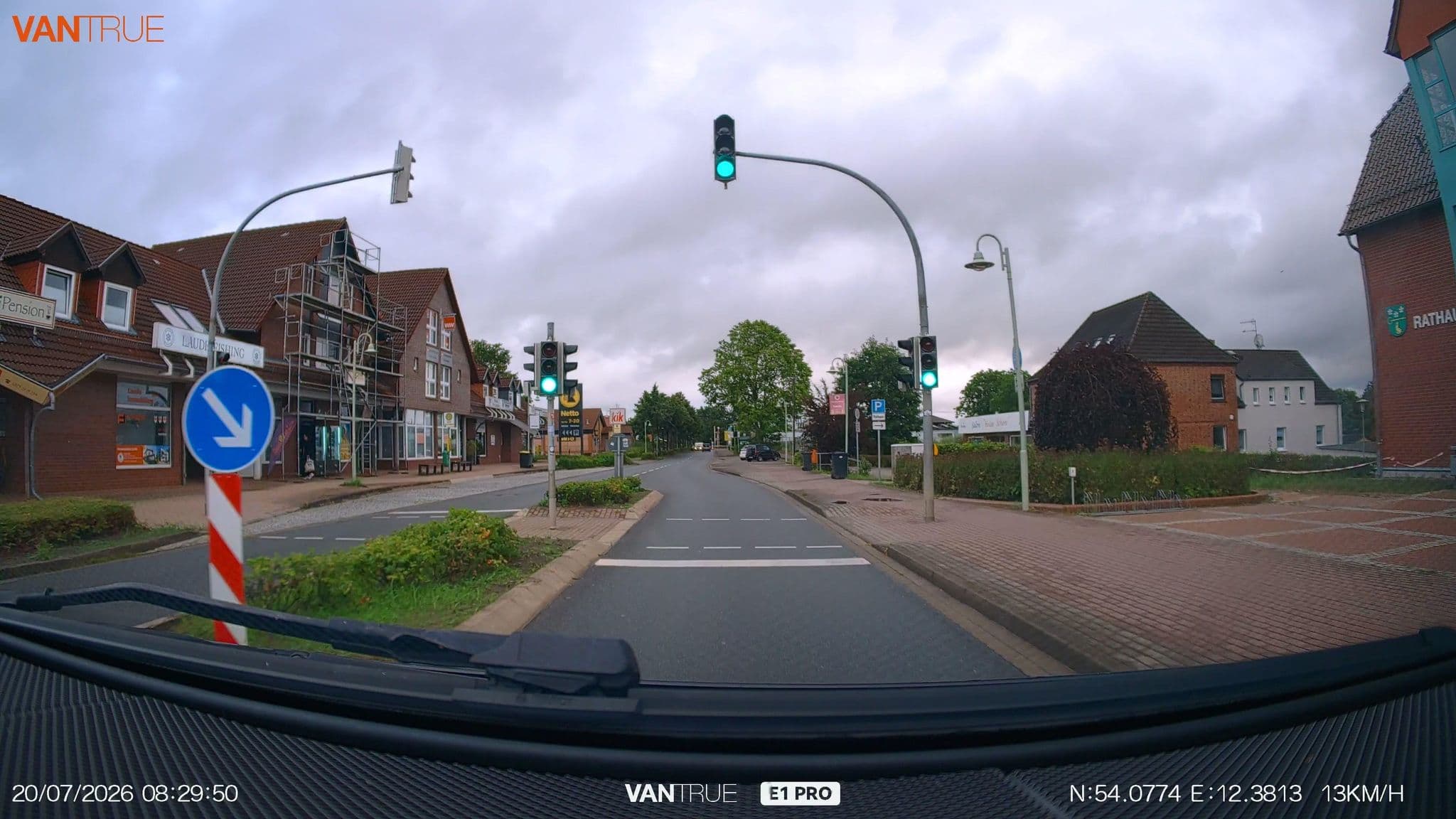 Street view near Café Pension Steffen, Broderstorf — © LordOslo (CC BY-SA · Mapillary)