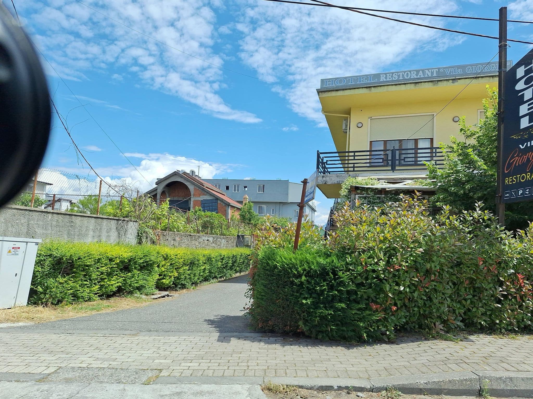 Street view near Hotel Vila Giorgio, Shkodër — © denisju_osm (CC BY-SA · Mapillary)