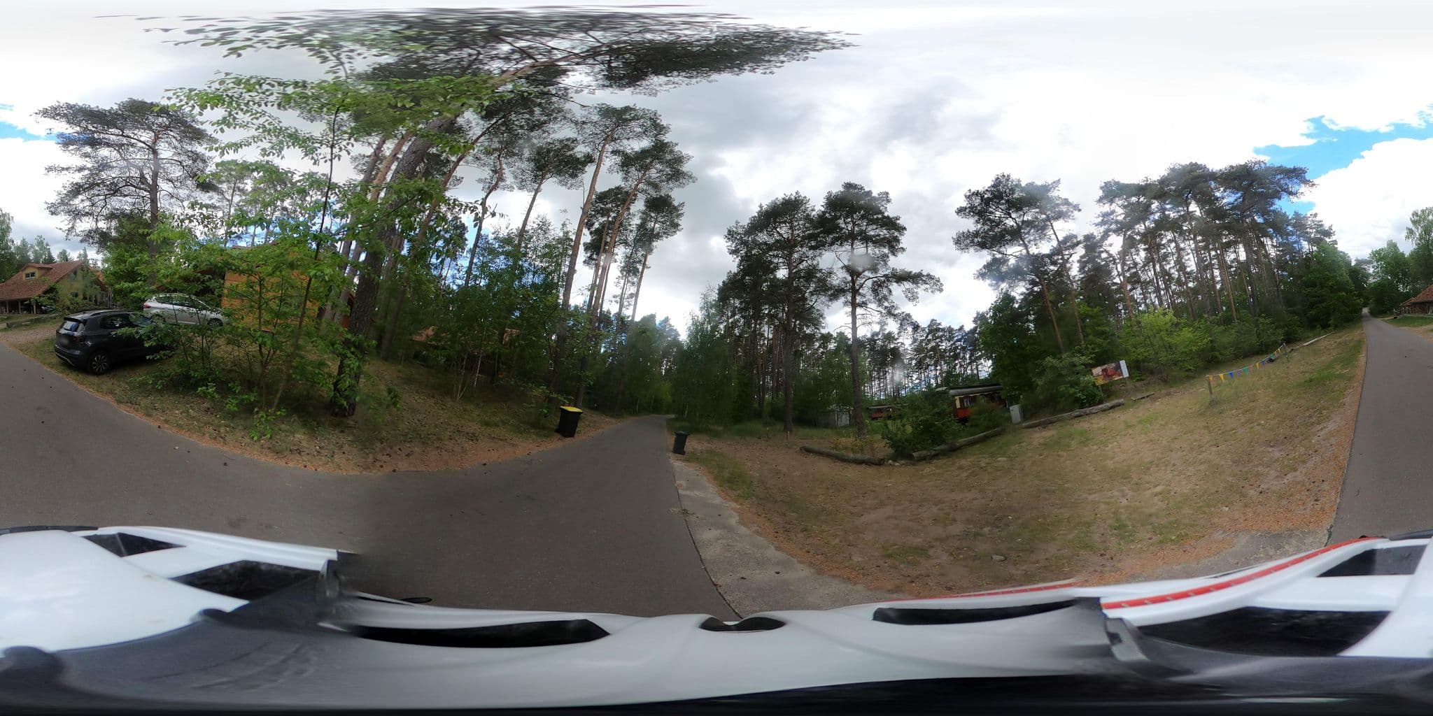 Street view near Zirkuswagen, Lychen — © Oderradler (CC BY-SA · Mapillary)