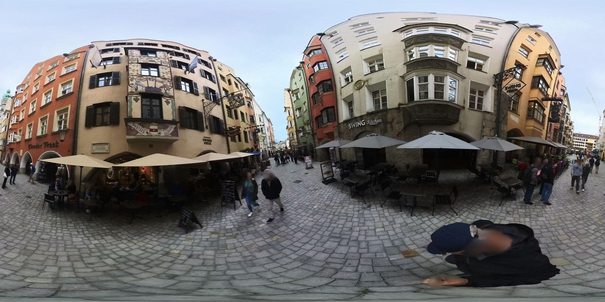 Street view near Altstadthotel Weisses Kreuz, Innsbruck — © osmplus_org (CC BY-SA · Mapillary)