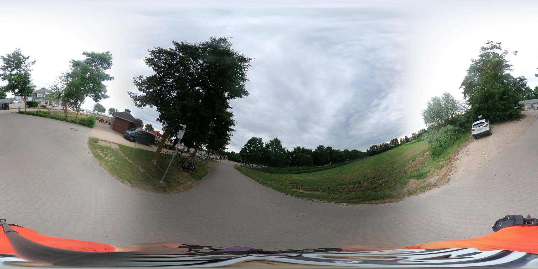 Street view near Ferienwohnung in der Marina Lagunenstadt Ueckermünde, Ueckermünde — © Ameba (CC BY-SA · Mapillary)