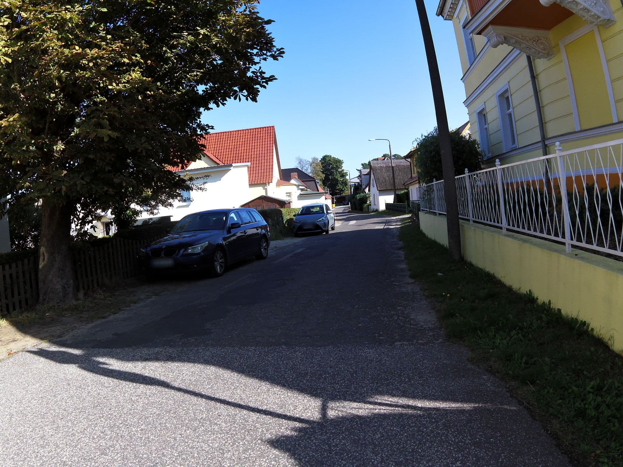 Street view near Pension Anje Inh. Sigrid Schmoldt, Seebad Heringsdorf — © zoegglmeyr (CC BY-SA · Mapillary)