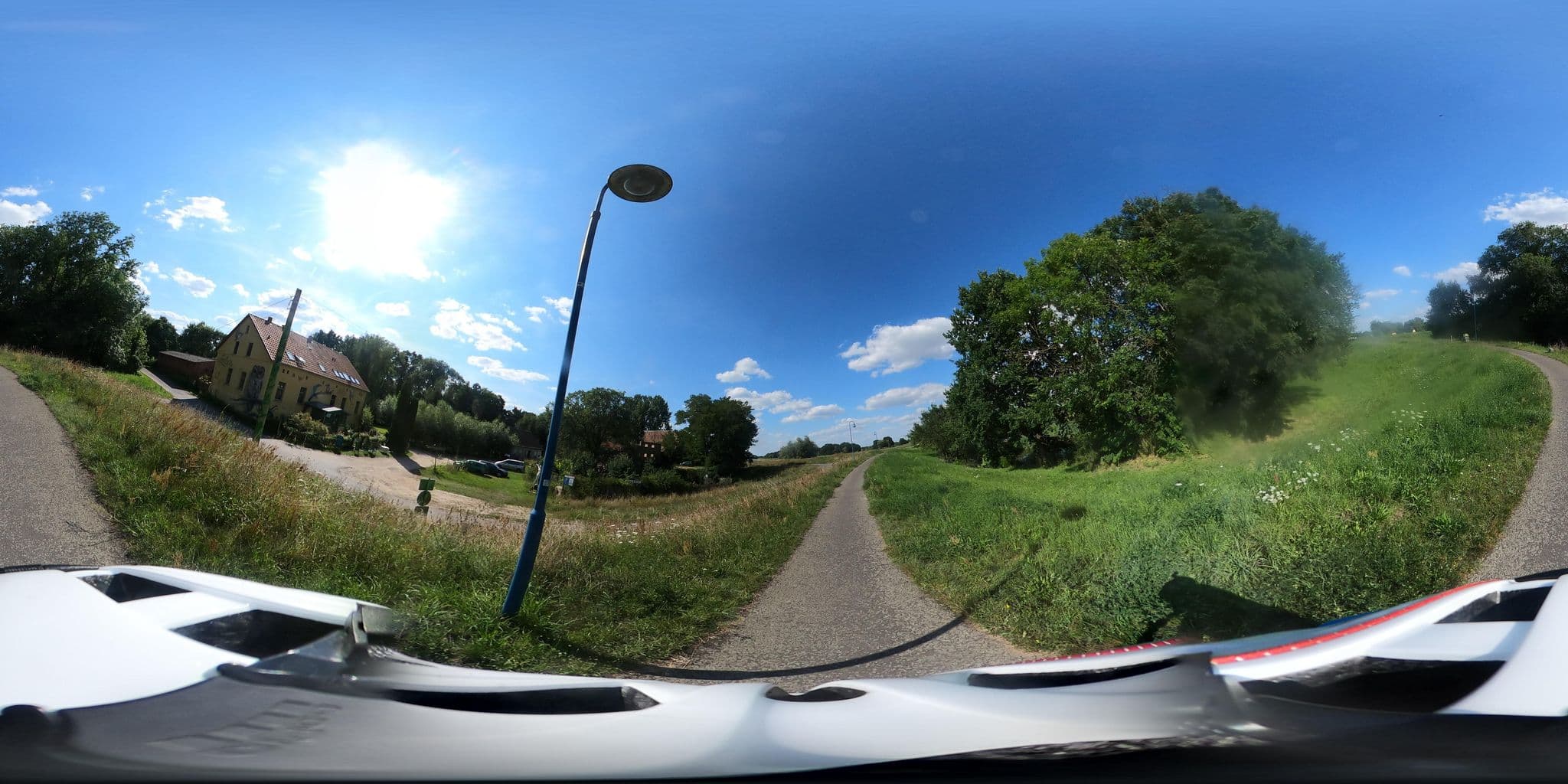 Street view near Naturerlebnishof Uferloos Steffi und Norbert Bartel, Letschin — © Oderradler (CC BY-SA · Mapillary)