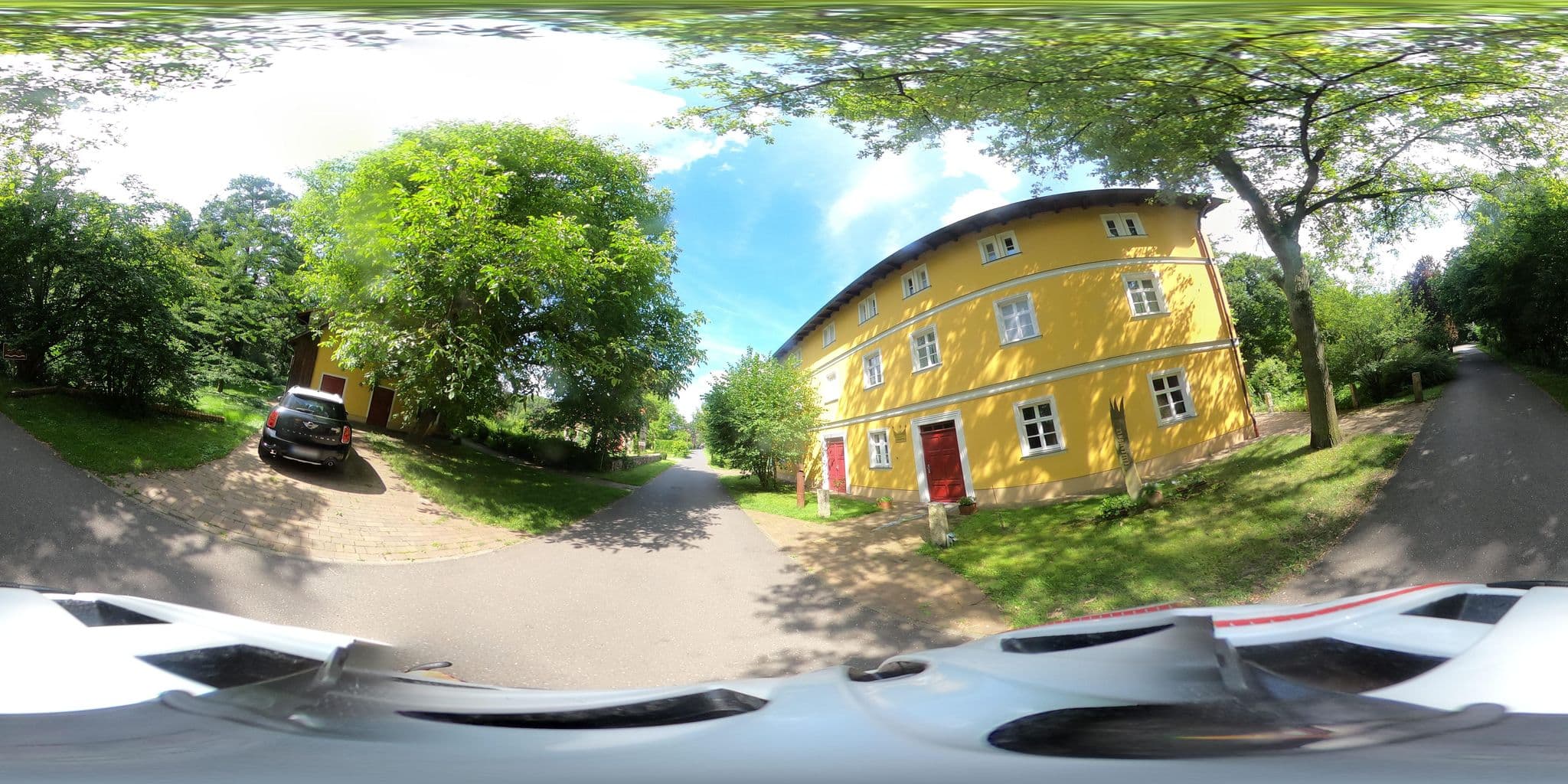Street view near Hotel Kaisermühle, Müllrose — © Oderradler (CC BY-SA · Mapillary)