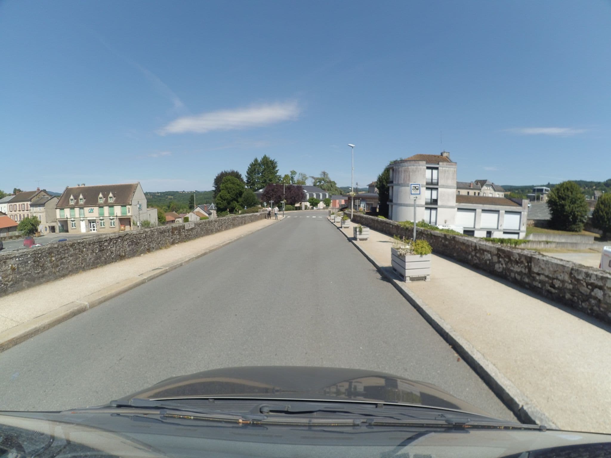 Street view near Bourganeuf, Bourganeuf — © stephanep (CC BY-SA · Mapillary)