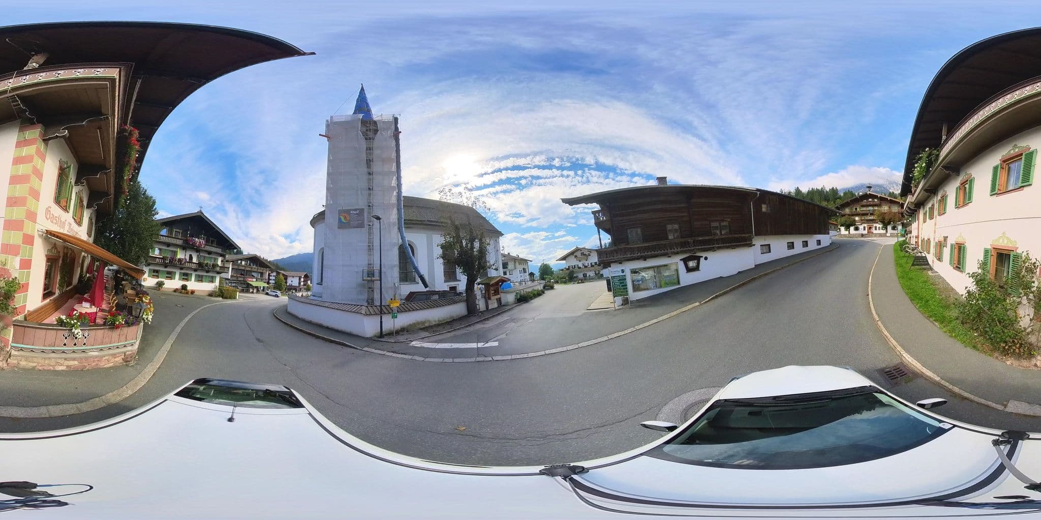 Street view near Gasthof Weberbauer, Scheffau am Wilden Kaiser — © osmplus_org (CC BY-SA · Mapillary)