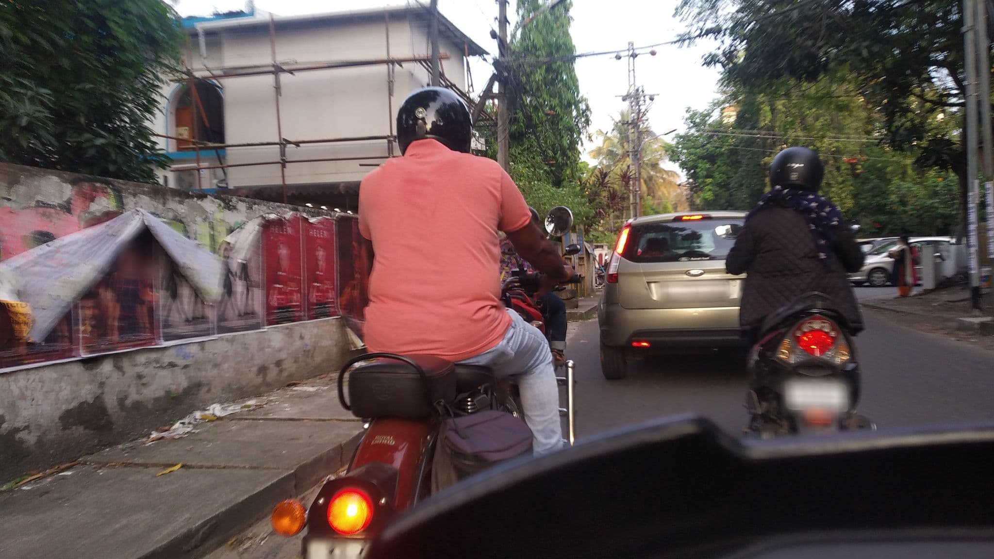 Street view near Green Villa Garden, Cochin, Vazhakkala — © jothishbabu (CC BY-SA · Mapillary)