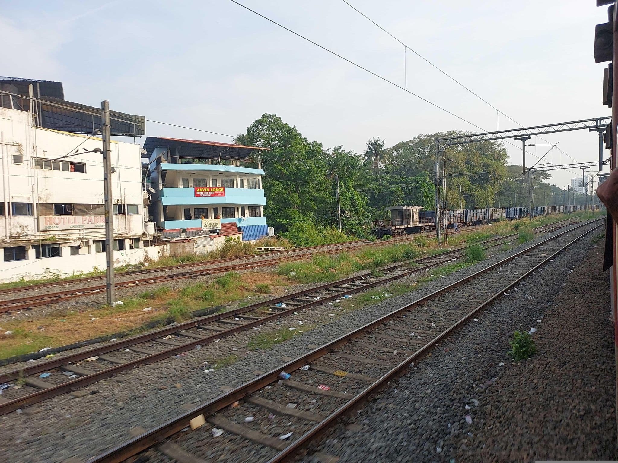 Street view near PG Men Hostel, Cheranellūr — © V15 (CC BY-SA · Mapillary)