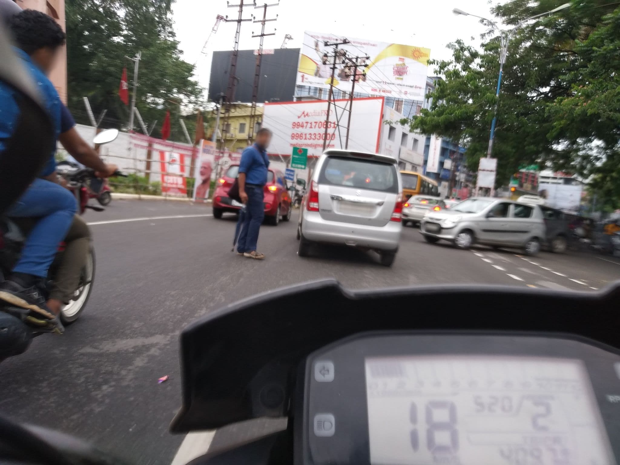 Street view near The Hotel Mercy, Kanayannur — © jothishbabu (CC BY-SA · Mapillary)