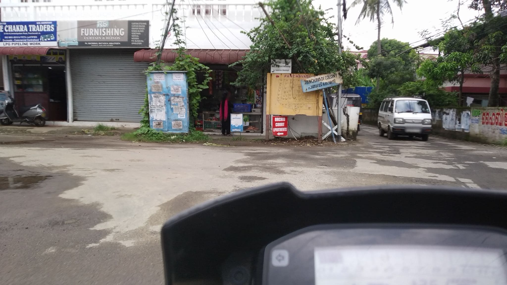 Street view near Shawn Villa, Tripunittura — © jothishbabu (CC BY-SA · Mapillary)