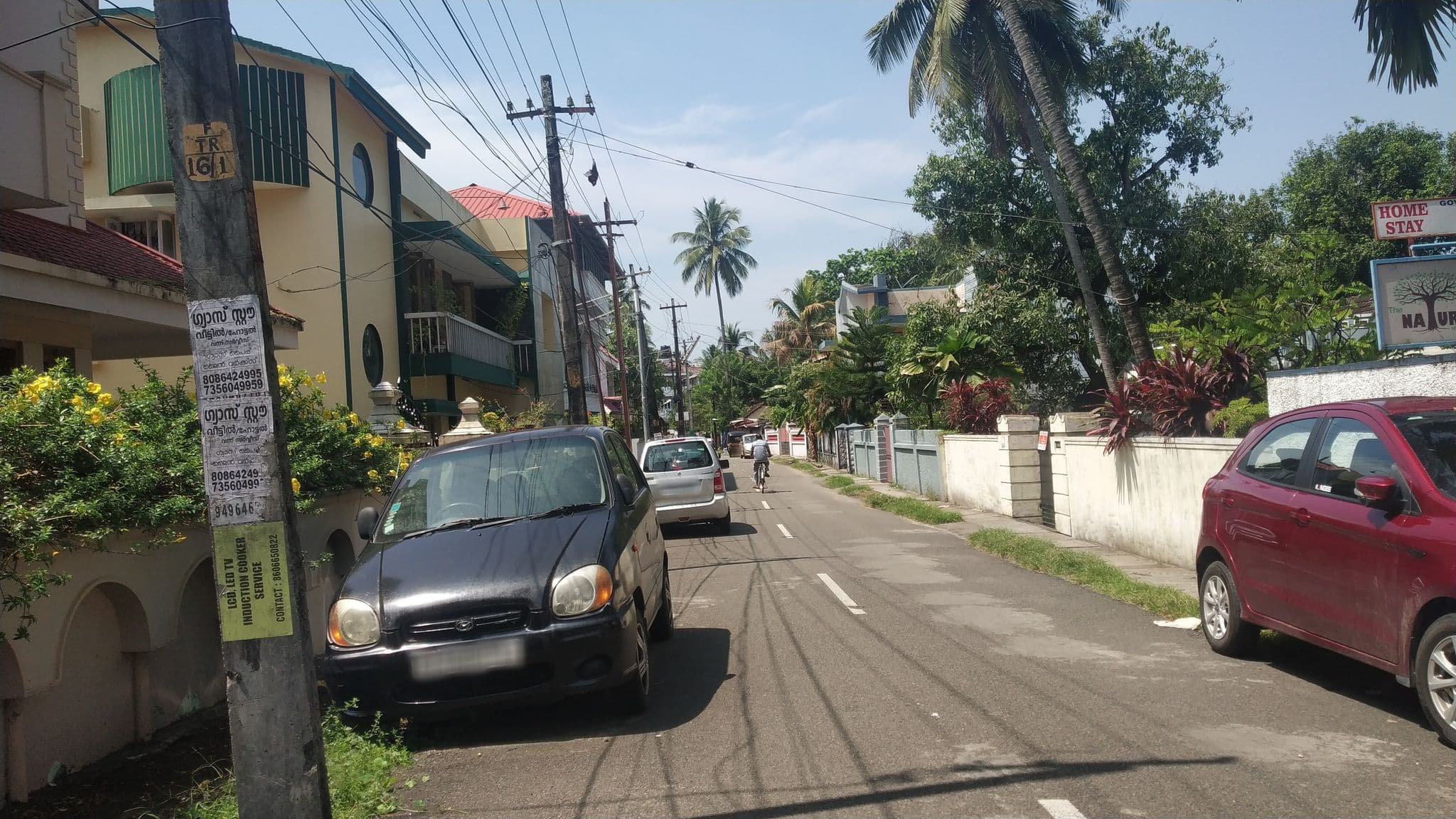Street view near The Nature Homestay, Vypīn — © livableurbanism (CC BY-SA · Mapillary)