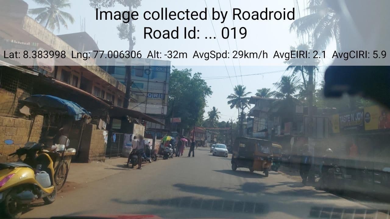 Street view near Kovalam Bed and Breakfast, Venganoor — © roadroid (CC BY-SA · Mapillary)