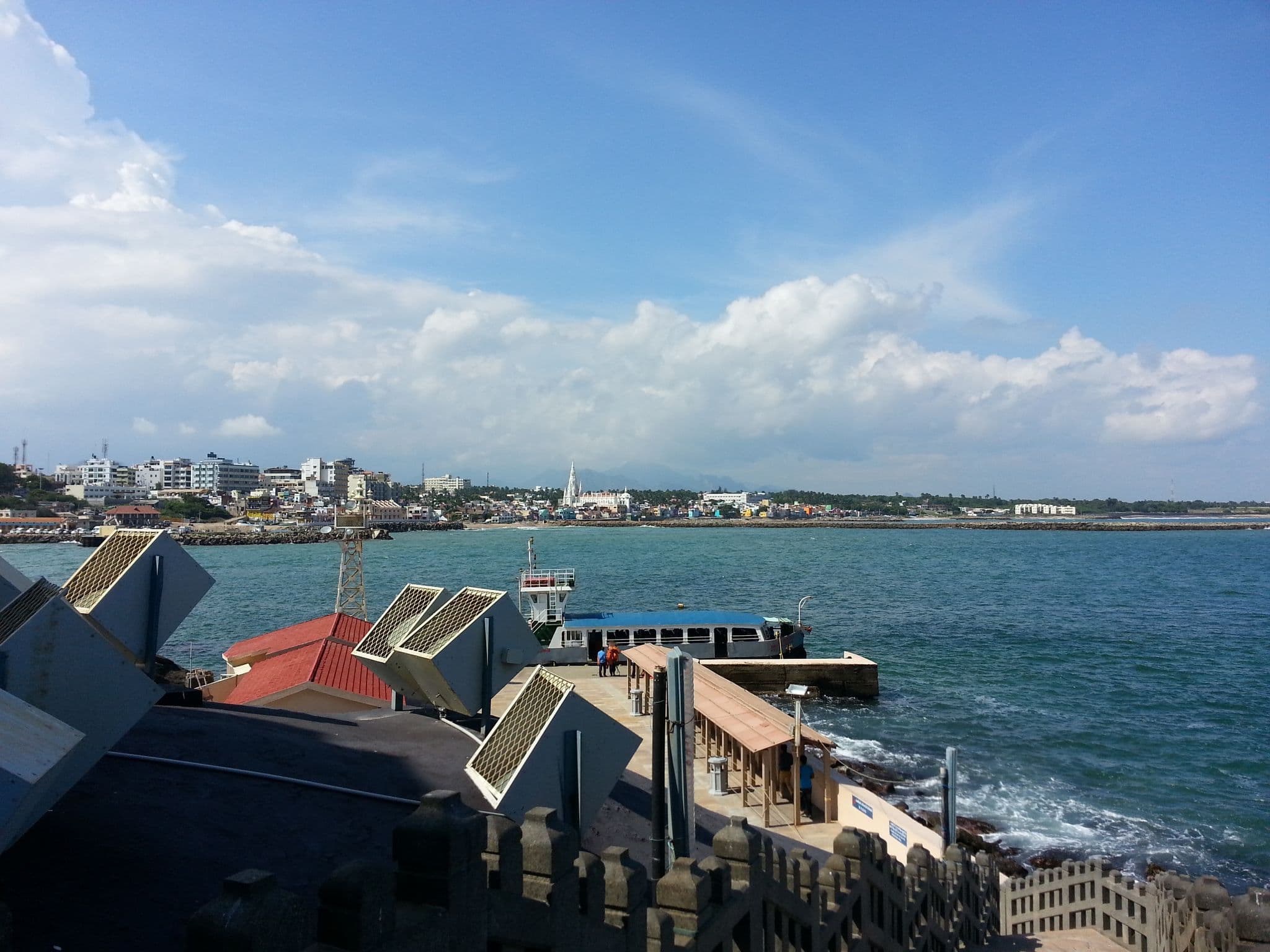 Street view near The Sea Shore Hotel, Kanniyākumāri — © aloksharma (CC BY-SA · Mapillary)
