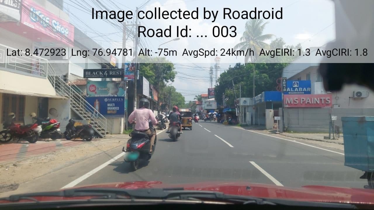 Street view near Bad Boy's Yard, Thiruvananthapuram — © roadroid (CC BY-SA · Mapillary)