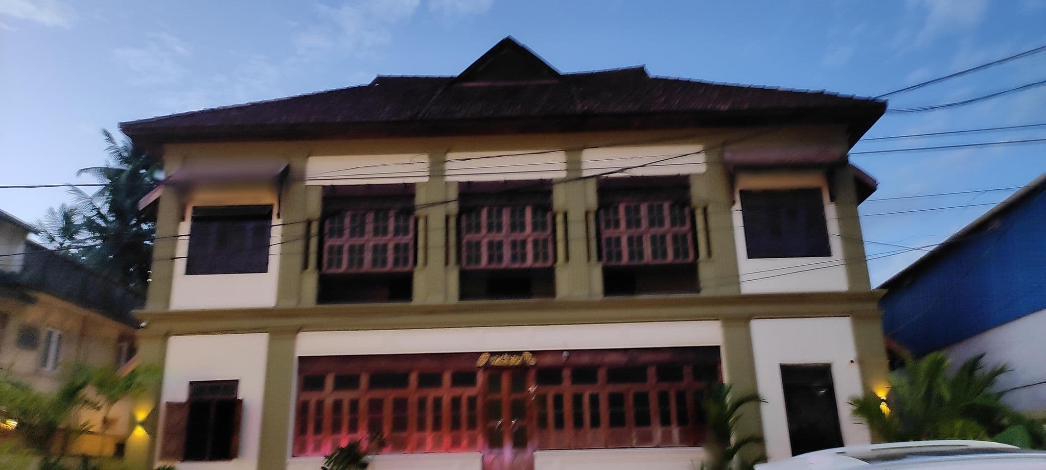 Street view near Chettinad Mansion, Thiruvananthapuram — © MuhammedAmeen (CC BY-SA · Mapillary)