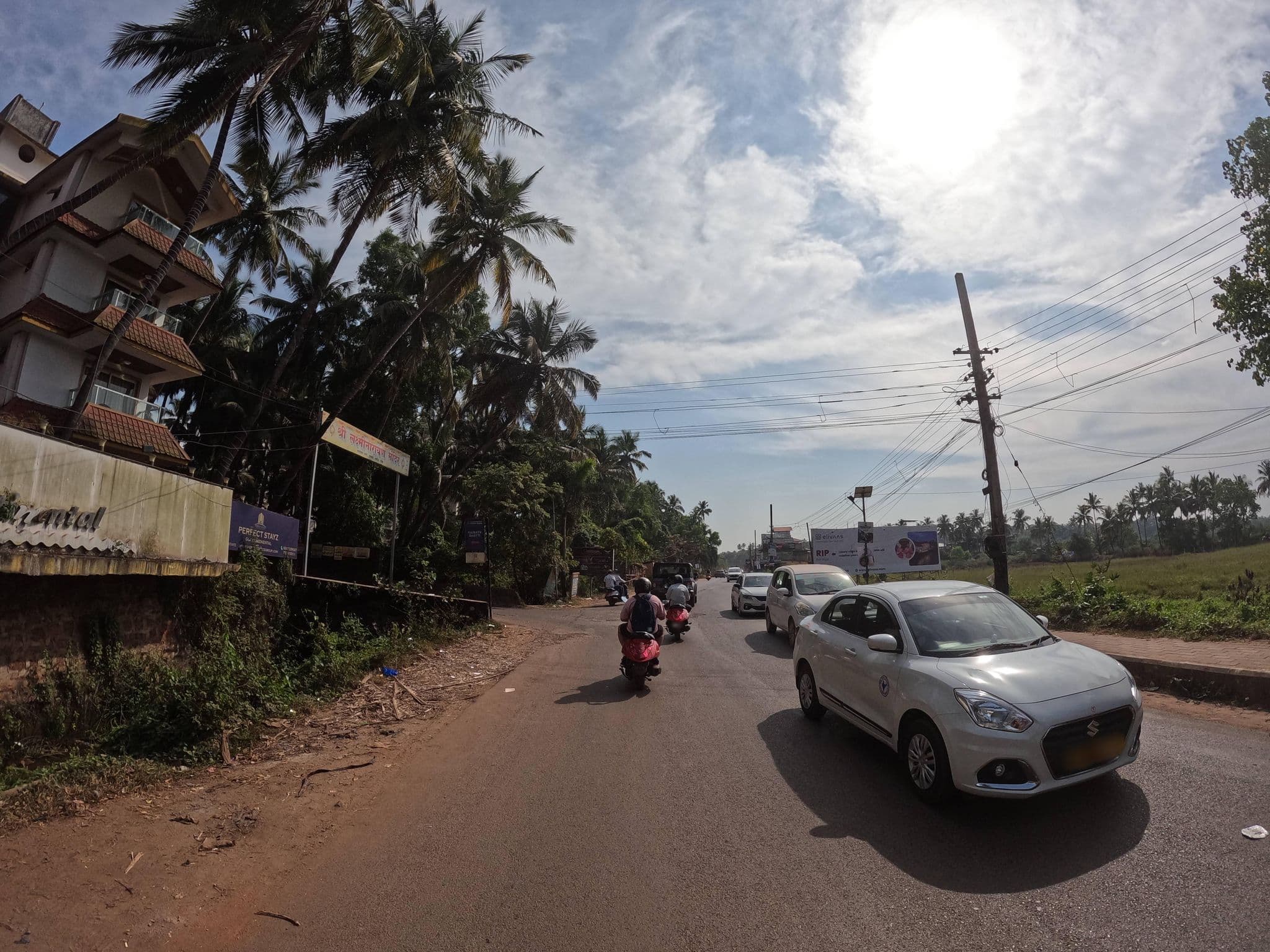 Street view near Hotel Goa Continental, Baga — © lucomsky (CC BY-SA · Mapillary)