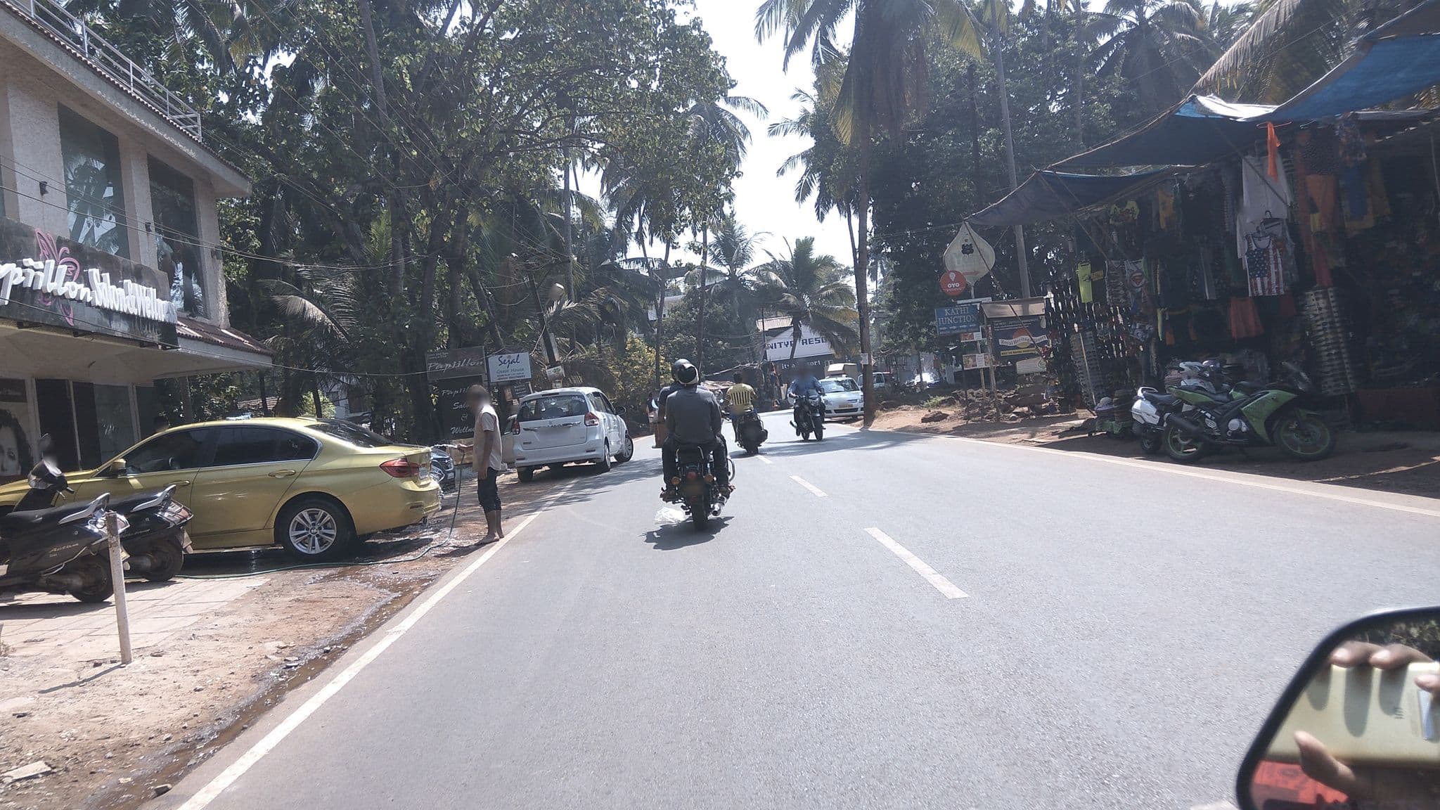 Street view near Sejal Guest House, Calangute — © natarajakaveeti (CC BY-SA · Mapillary)