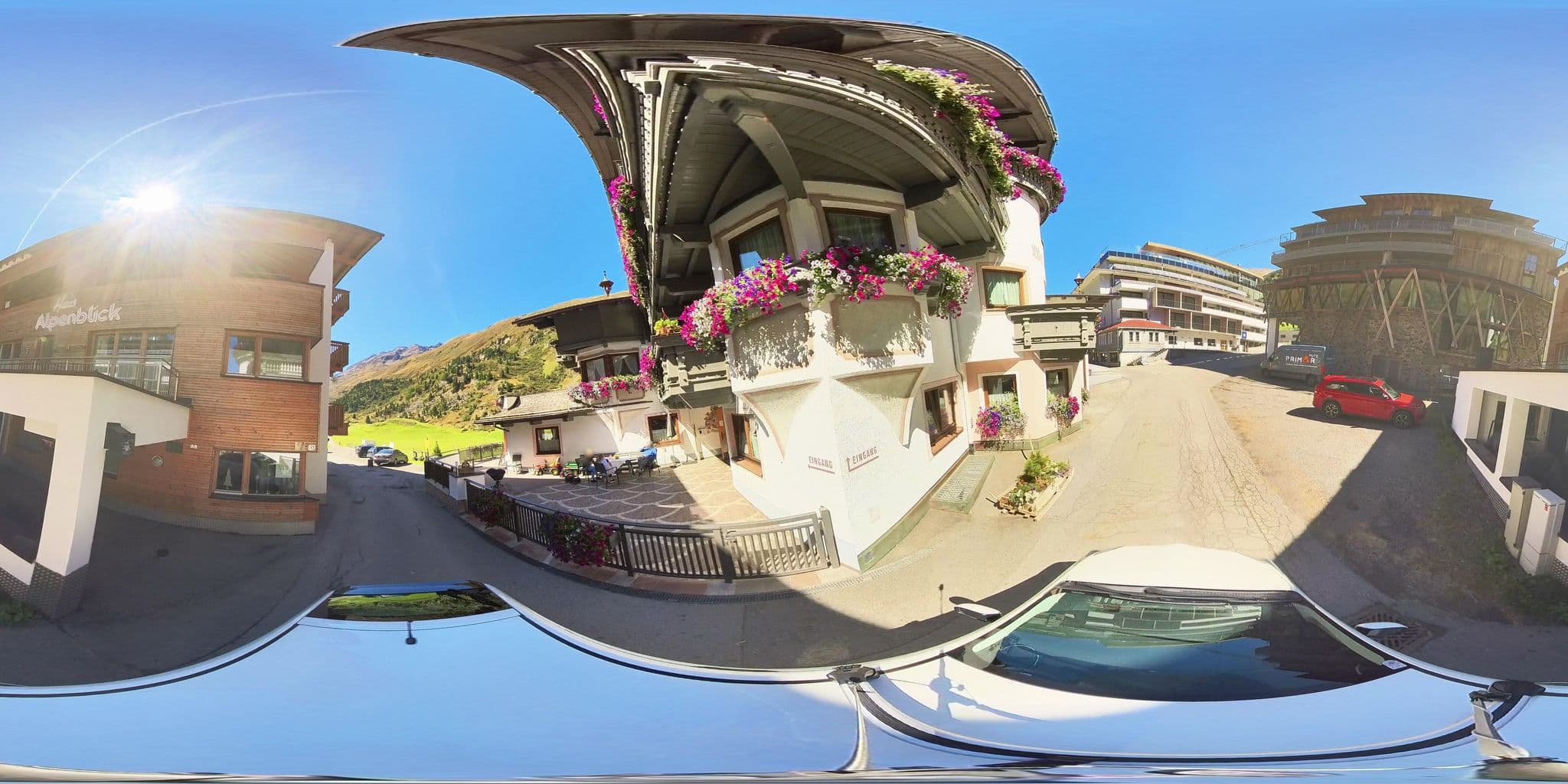 Street view near Haus Alpenblick, Sölden
