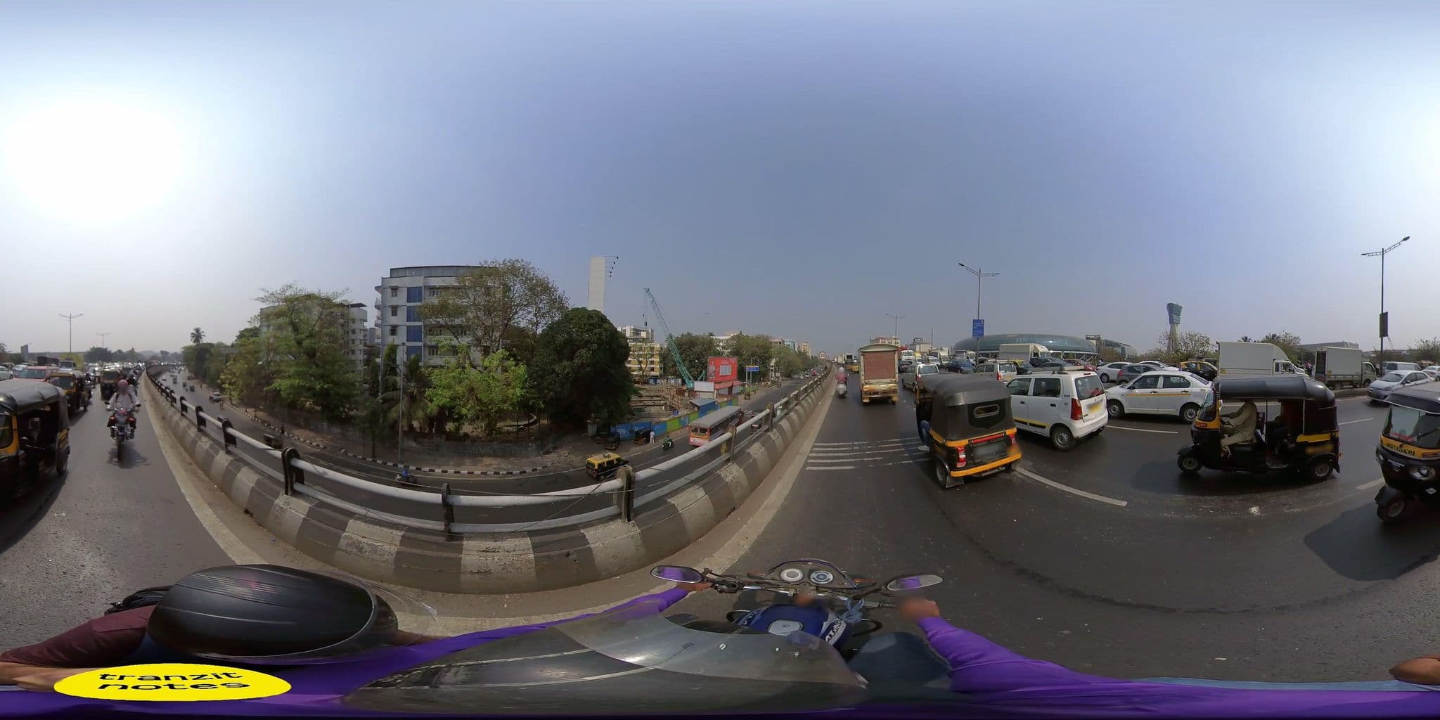 Street view near Sahara, Mumbai — © tranzitnotes (CC BY-SA · Mapillary)