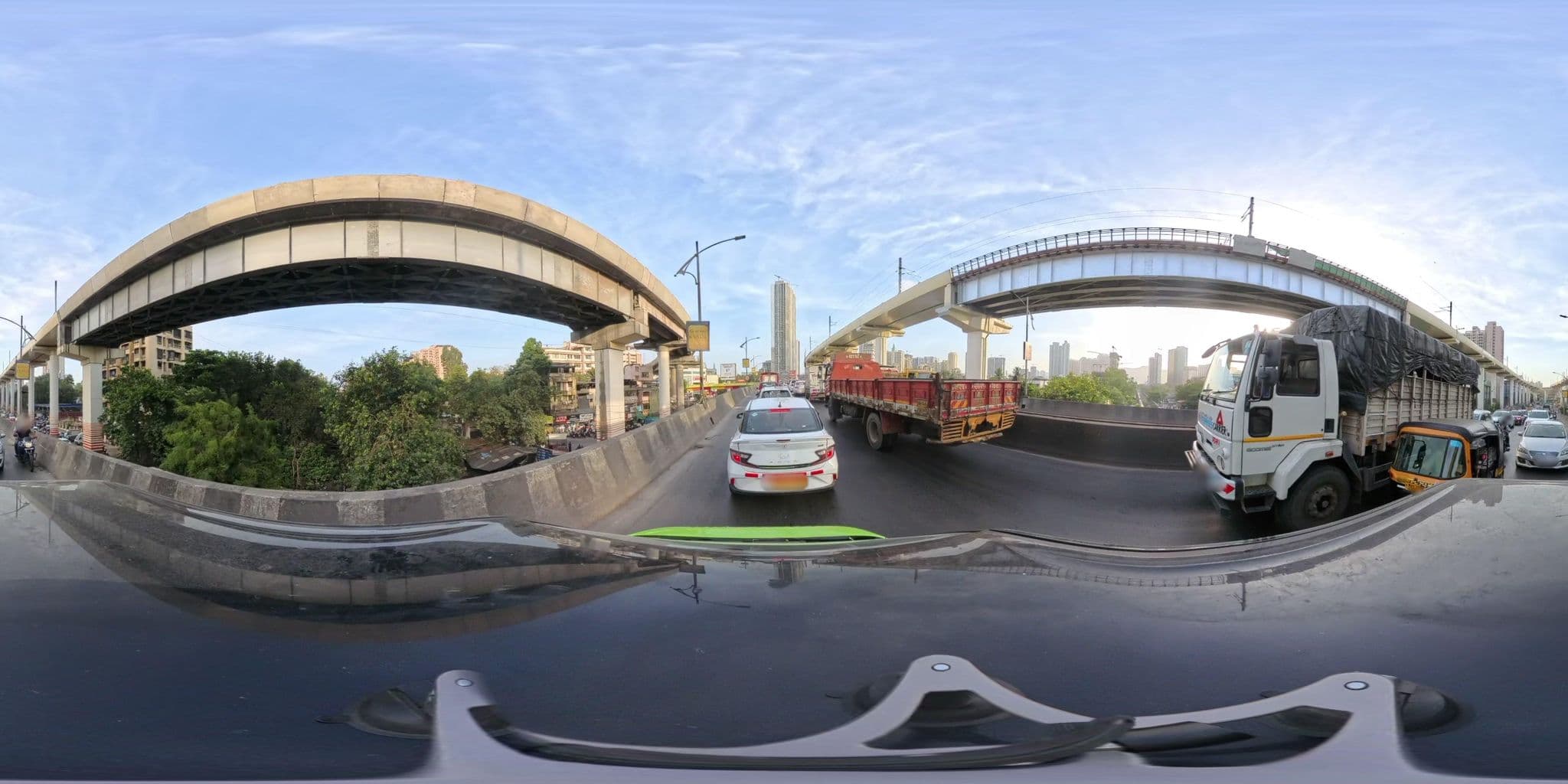 Street view near Kamal Lodge, Thāne — © skysign (CC BY-SA · Mapillary)