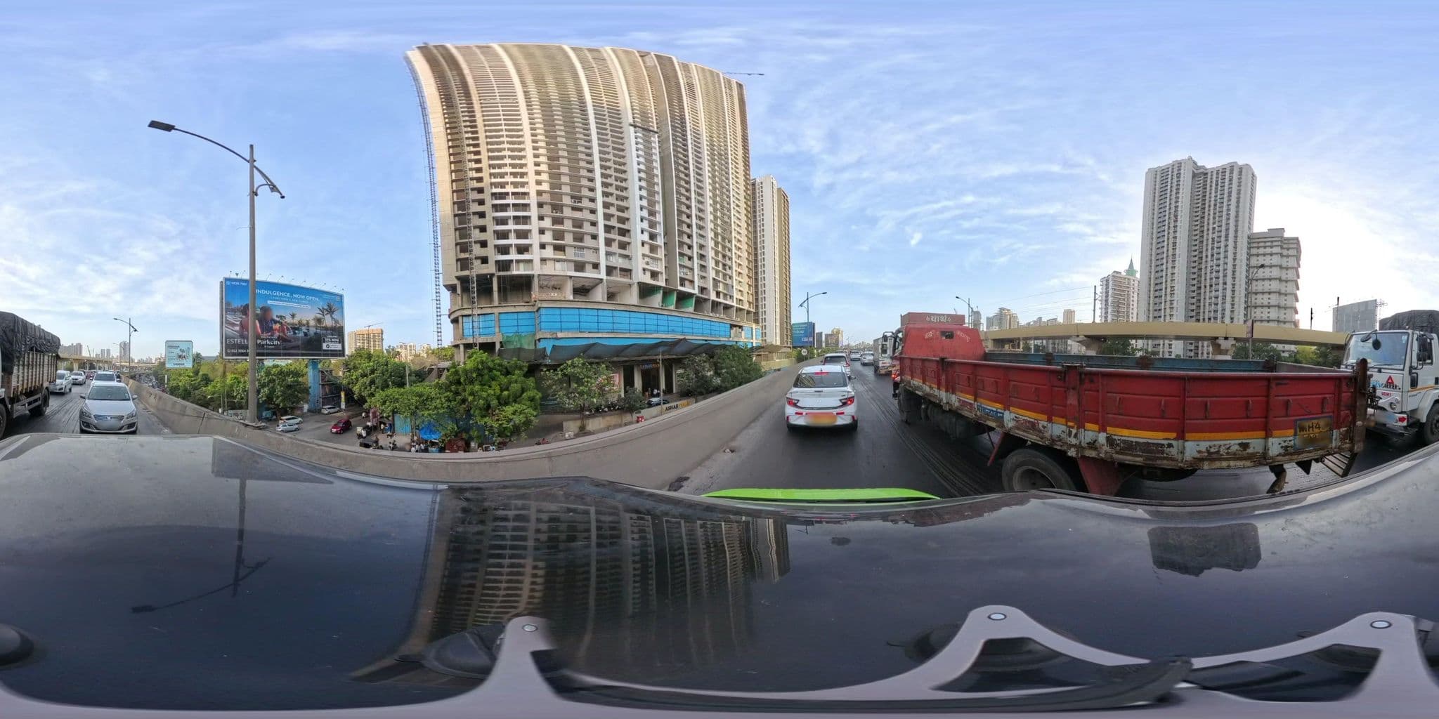Street view near Golden Valley Resort, Thāne — © skysign (CC BY-SA · Mapillary)