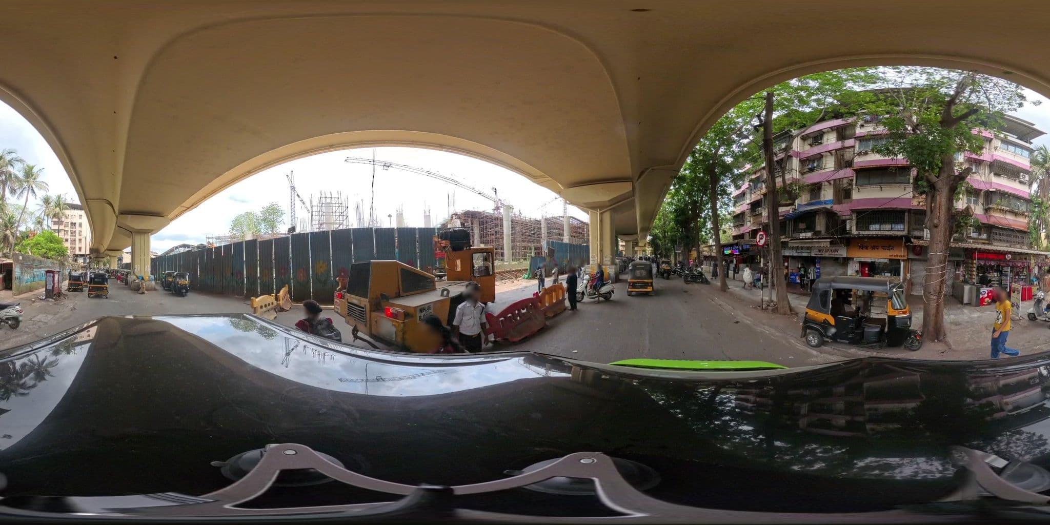 Street view near Banquet Hall Hotel Twins, Thāne — © skysign (CC BY-SA · Mapillary)