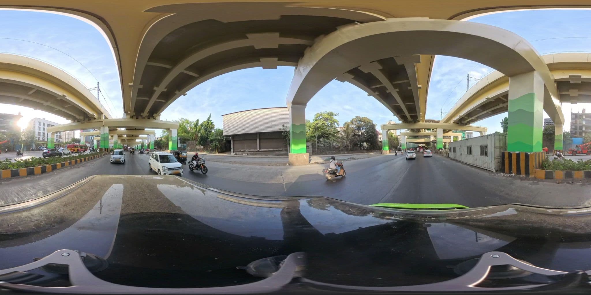Street view near Hec Equipment and Machines Ltd., Thāne — © skysign (CC BY-SA · Mapillary)