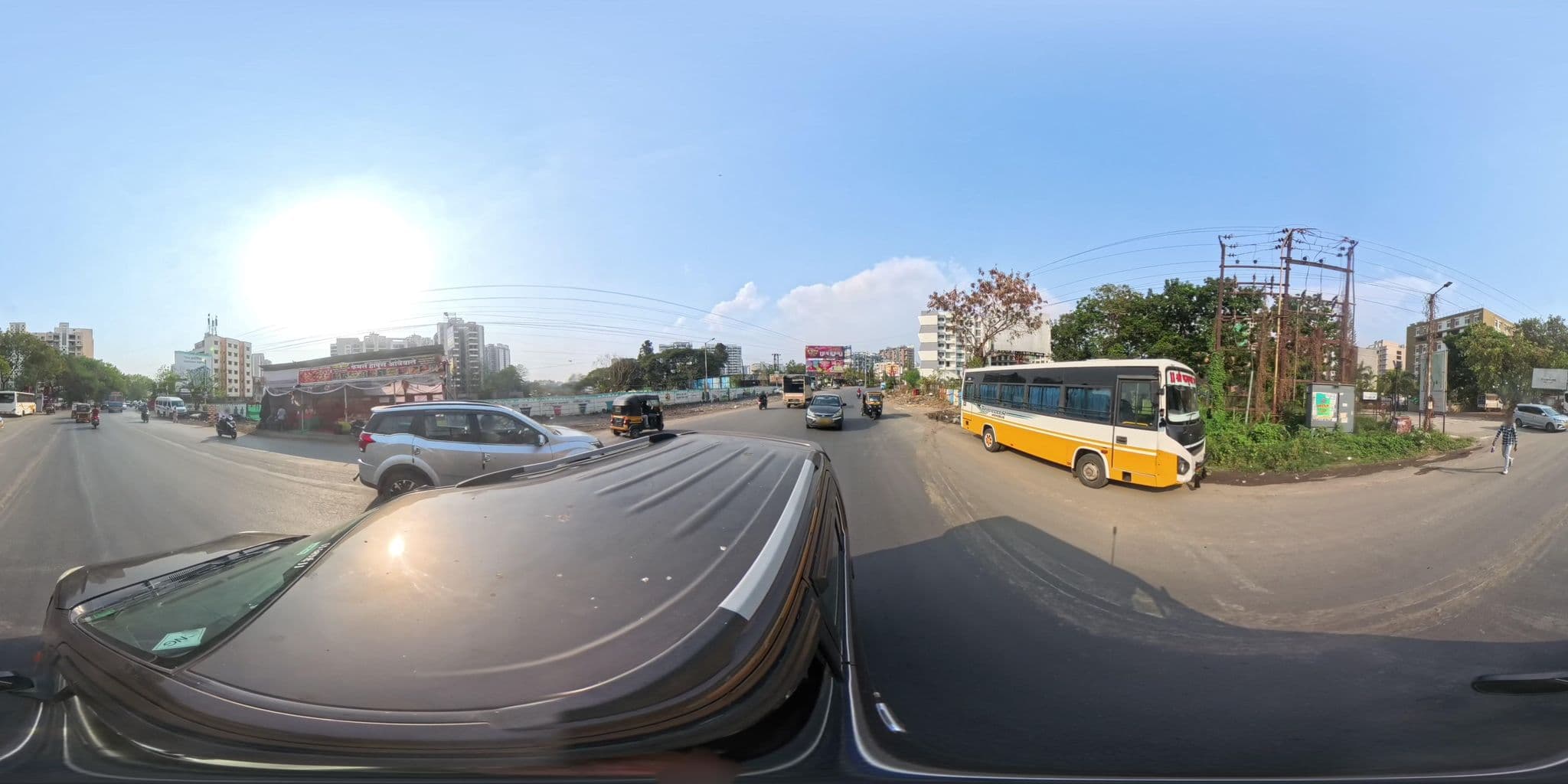 Street view near Orritel Hotel Hinjewadi, Hinjawadi — © skysign (CC BY-SA · Mapillary)