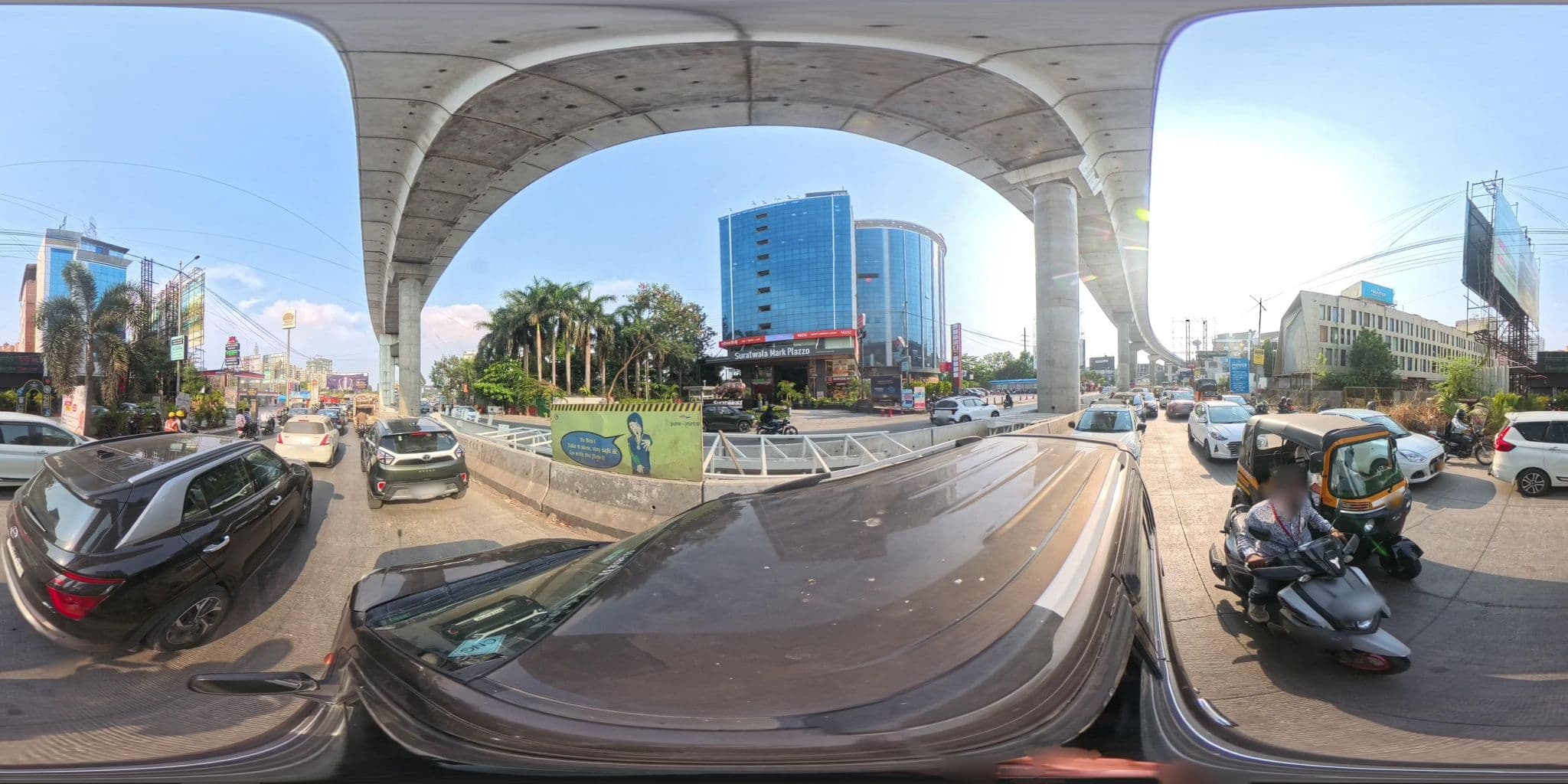 Street view near Arya Regency, Hinjawadi — © skysign (CC BY-SA · Mapillary)