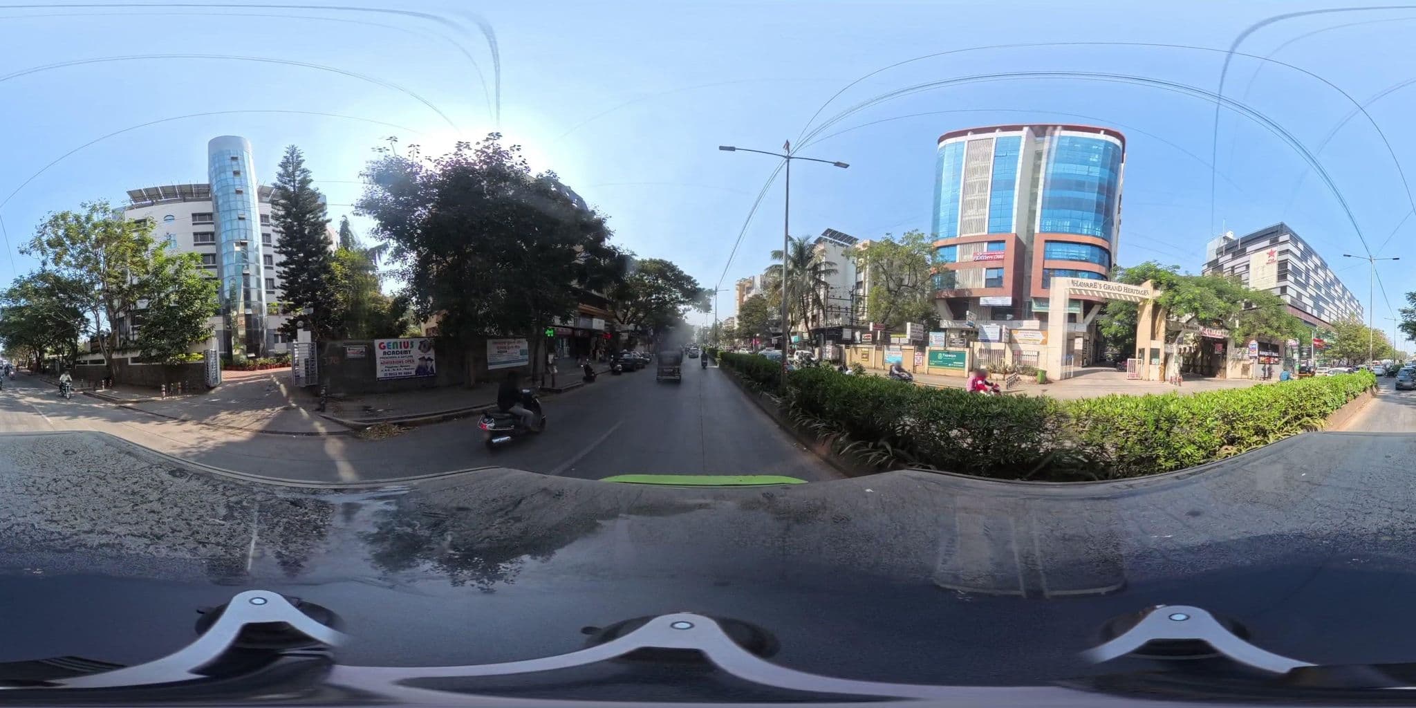 Street view near Hotel Ambience Excellency, Pimpri-Chinchwad — © skysign (CC BY-SA · Mapillary)