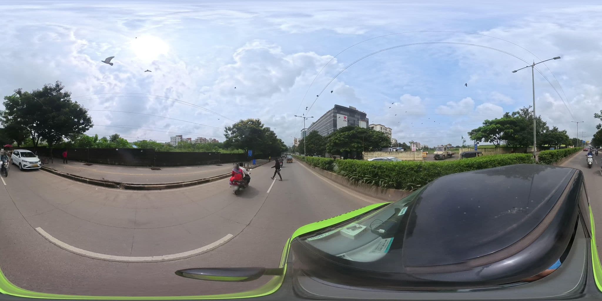 Street view near Hotel Ambience Executive, Pimpri-Chinchwad — © skysign (CC BY-SA · Mapillary)