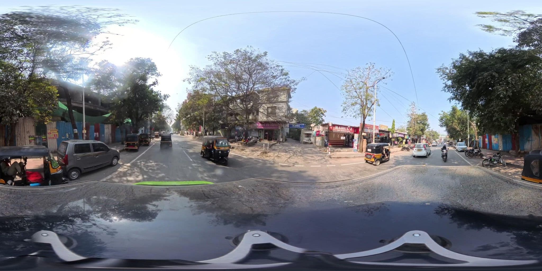 Street view near Krushnaleela, Pimpri-Chinchwad — © skysign (CC BY-SA · Mapillary)