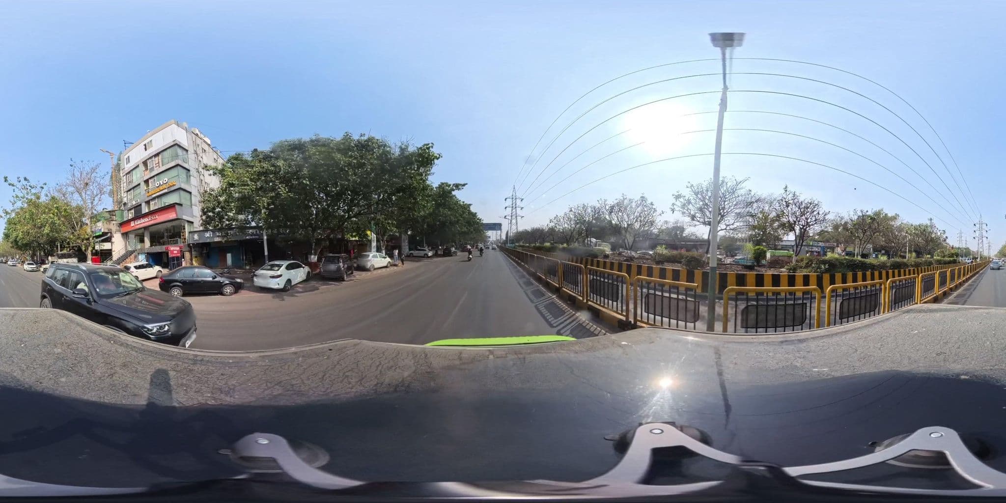 Street view near OYO 9910 Sambram Inn, Pimpri-Chinchwad — © skysign (CC BY-SA · Mapillary)