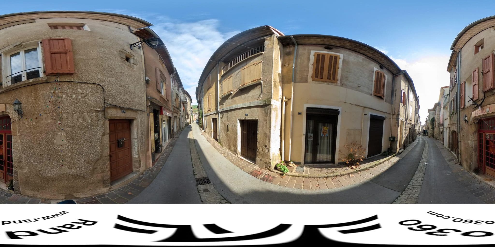 Street view near Gîte d'étape communal, Bessèges — © Rando360 (CC BY-SA · Mapillary)