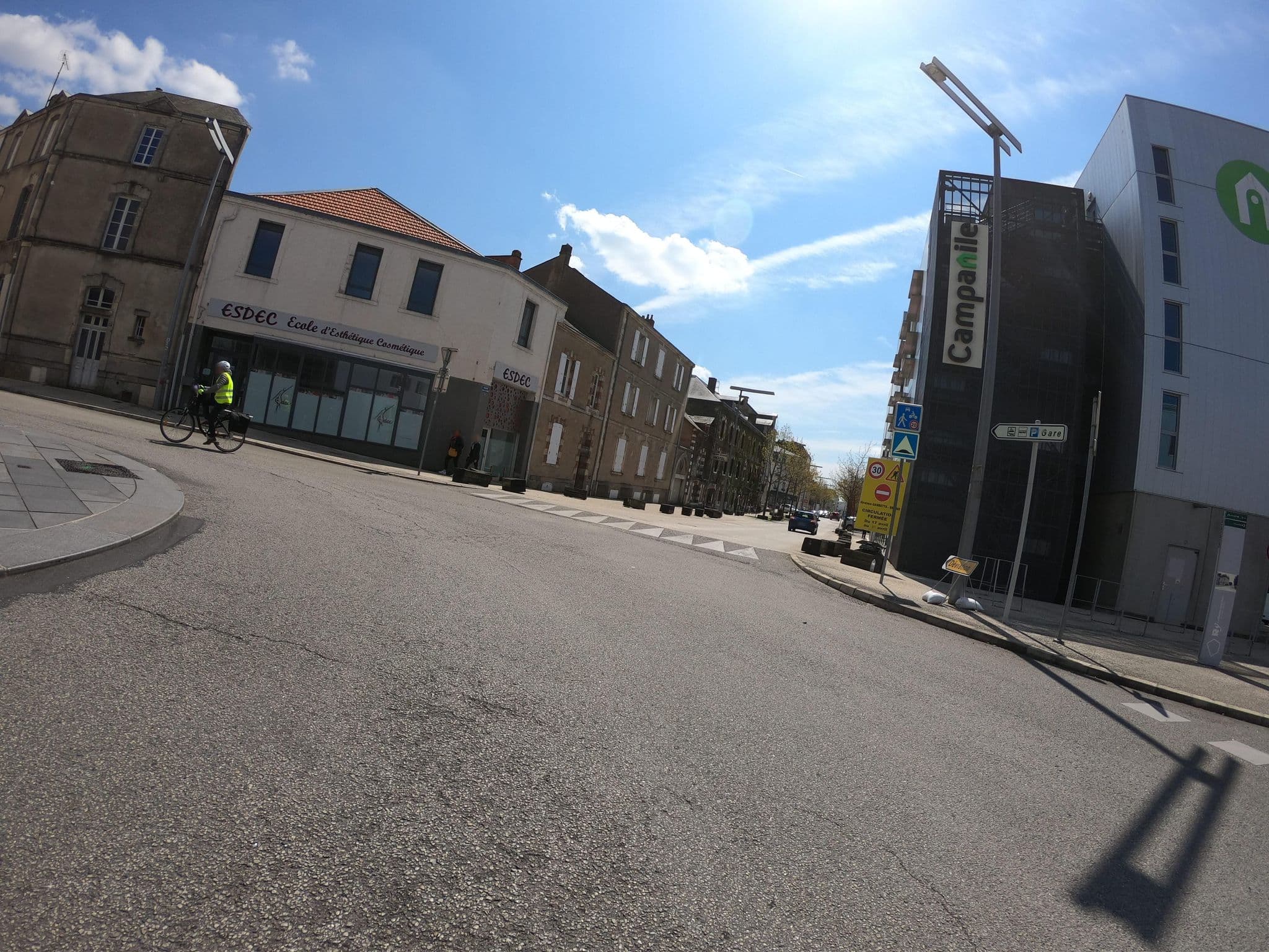 Street view near Campanile - La Roche-sur-Yon, La Roche-sur-Yon — © cartocite (CC BY-SA · Mapillary)