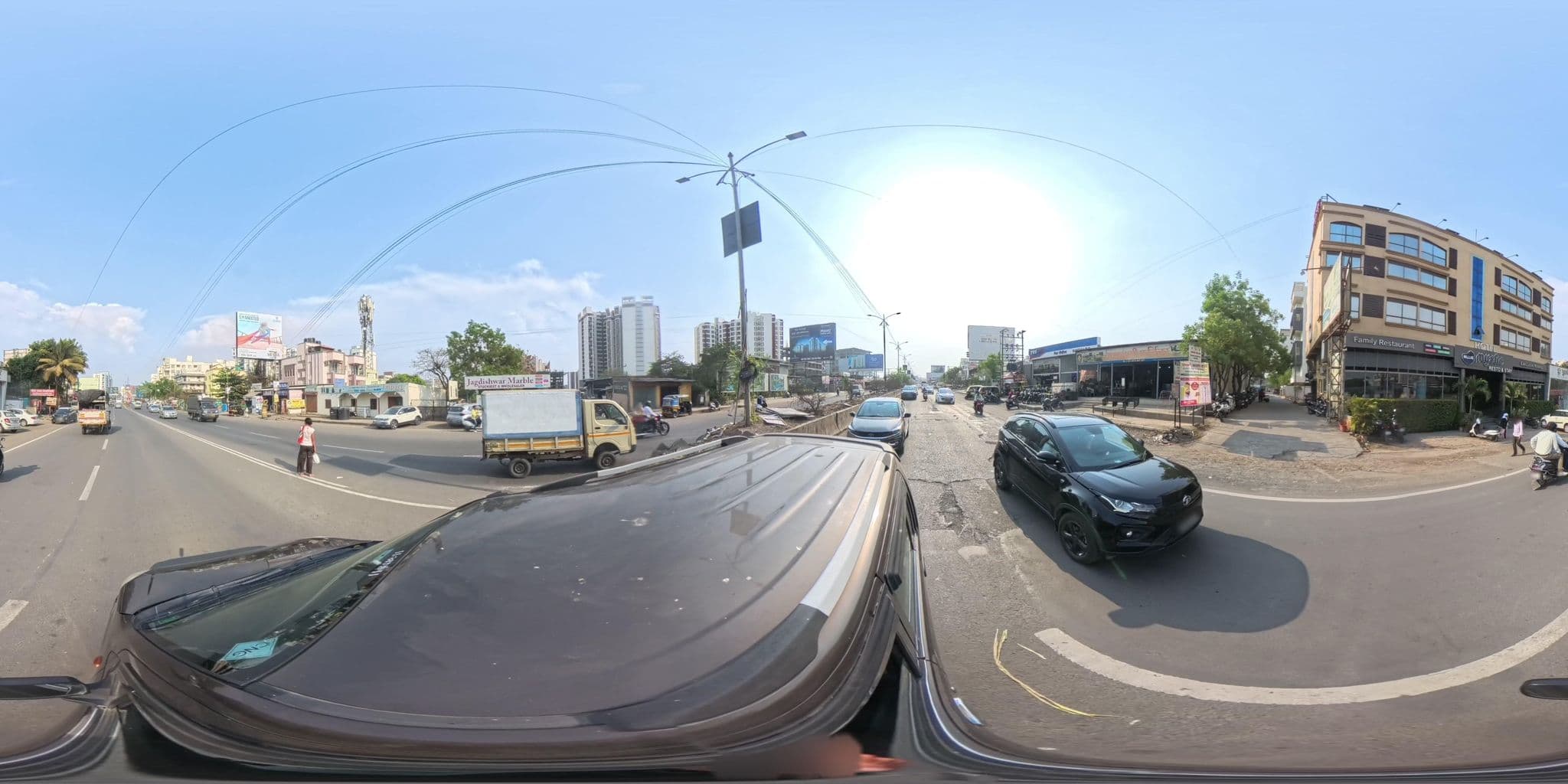 Street view near OYO 11597 Aditi Executive, Hinjawadi — © skysign (CC BY-SA · Mapillary)