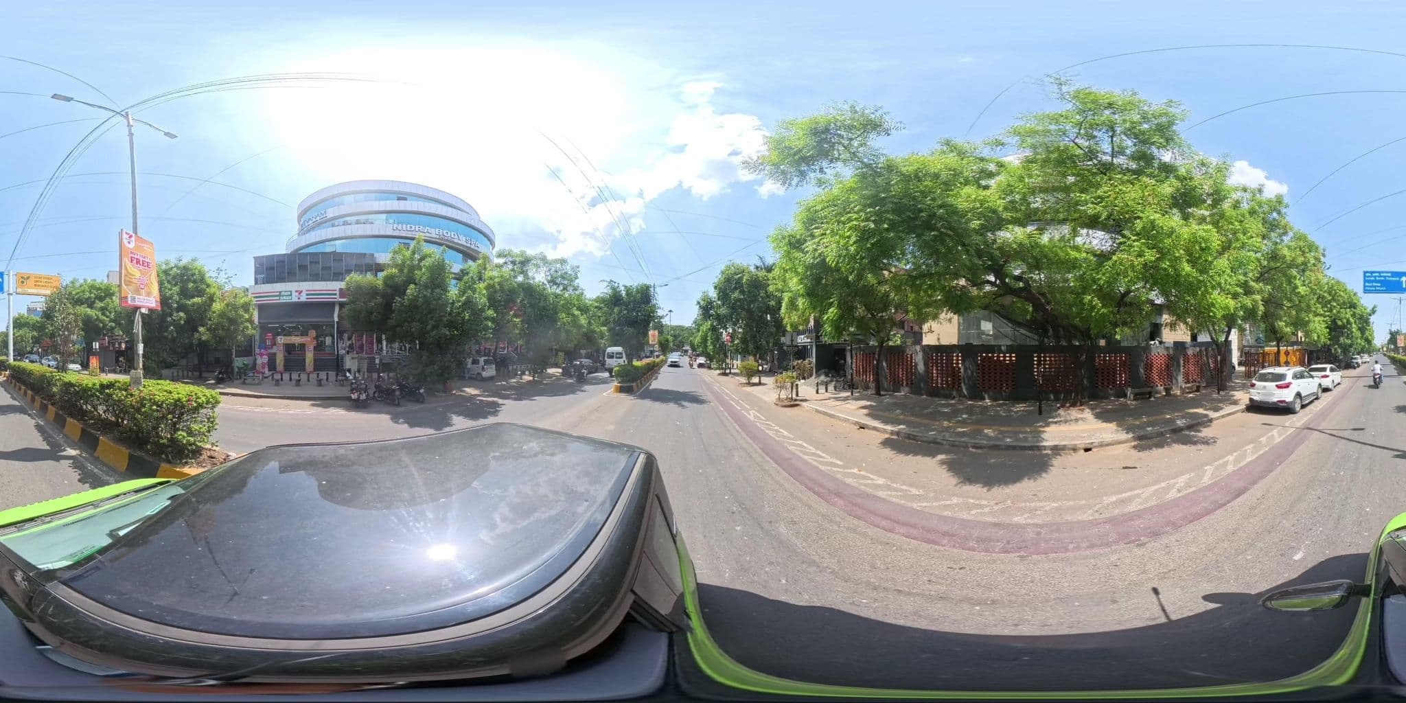 Street view near Pune's Royal, Pimpri-Chinchwad — © skysign (CC BY-SA · Mapillary)