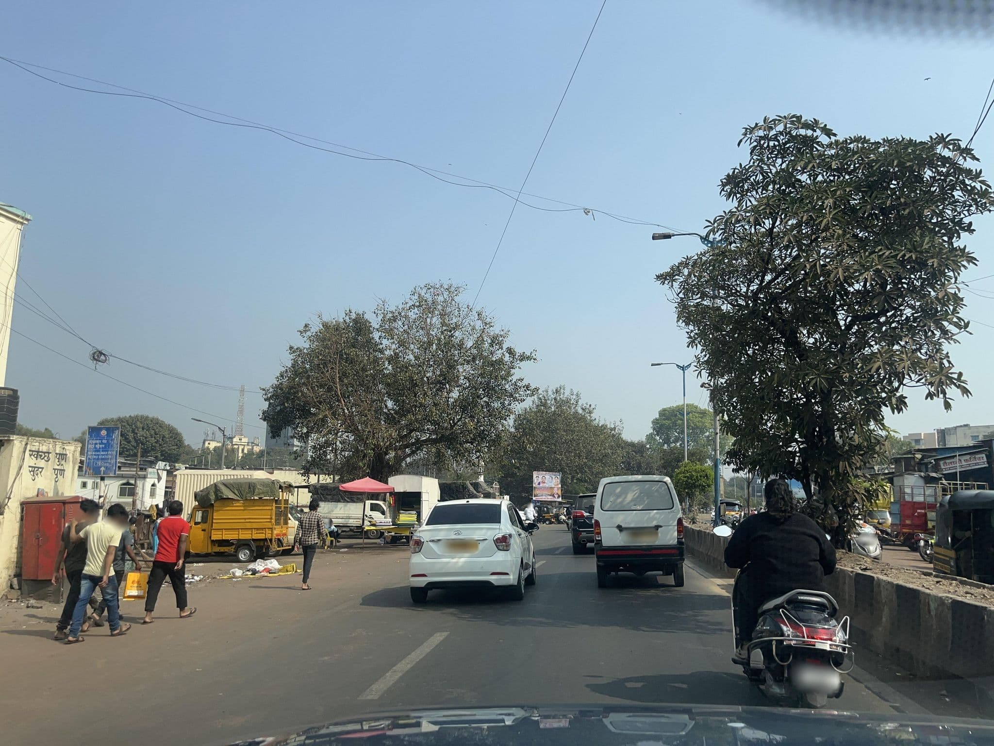 Street view near Hotel Strand, Pune — © Absawant (CC BY-SA · Mapillary)