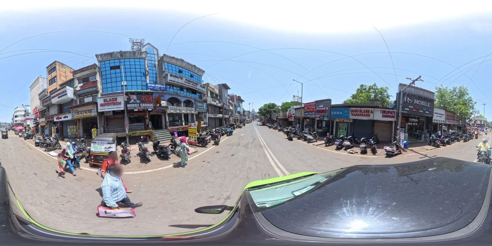 Street view near Citrus Hotels, Pimpri-Chinchwad — © skysign (CC BY-SA · Mapillary)