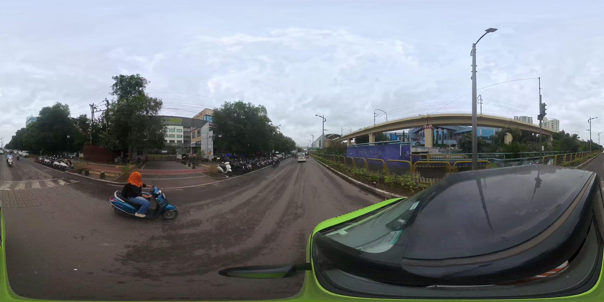 Street view near Citrus Hotel, Pimpri — © skysign (CC BY-SA · Mapillary)