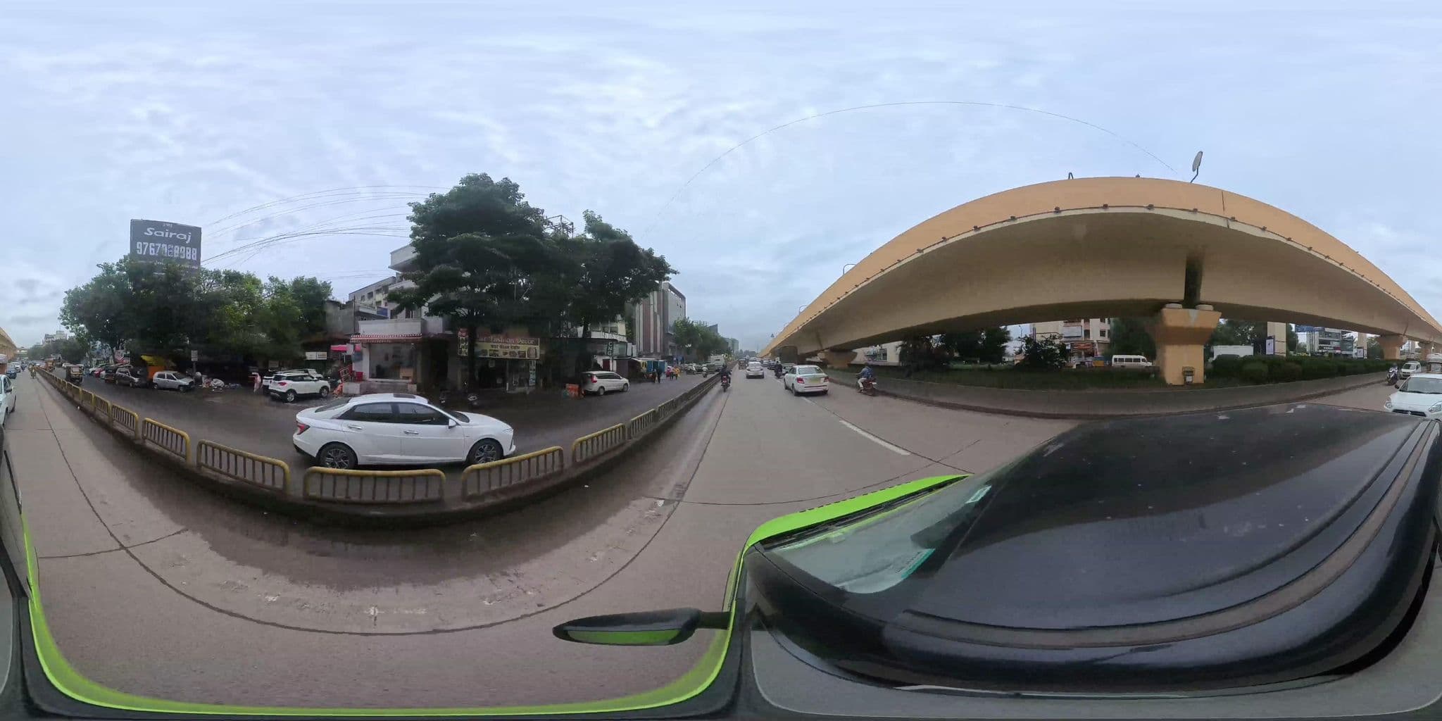 Street view near Citrus Hotel Pune, Pimpri-Chinchwad — © skysign (CC BY-SA · Mapillary)