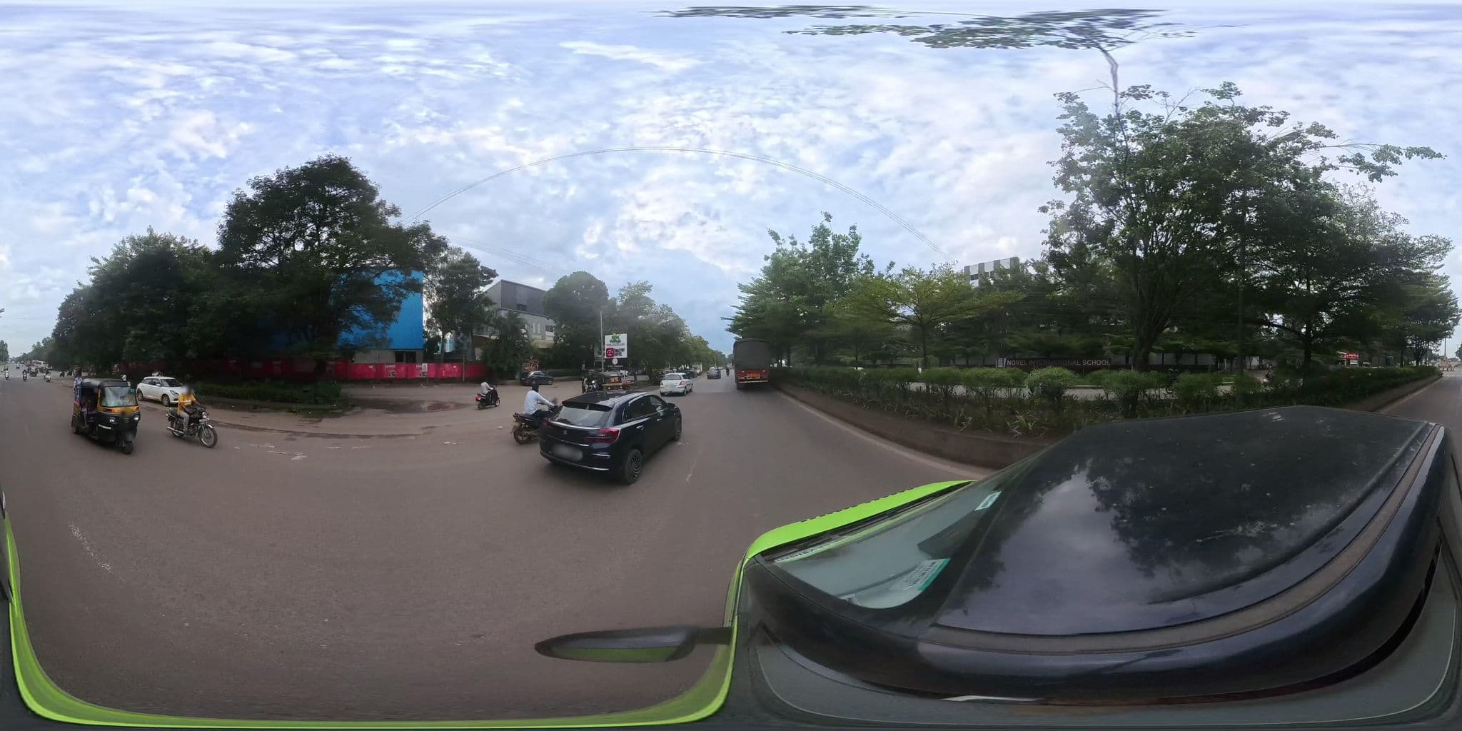 Street view near Treebo Grand Emerald, Pimpri — © skysign (CC BY-SA · Mapillary)