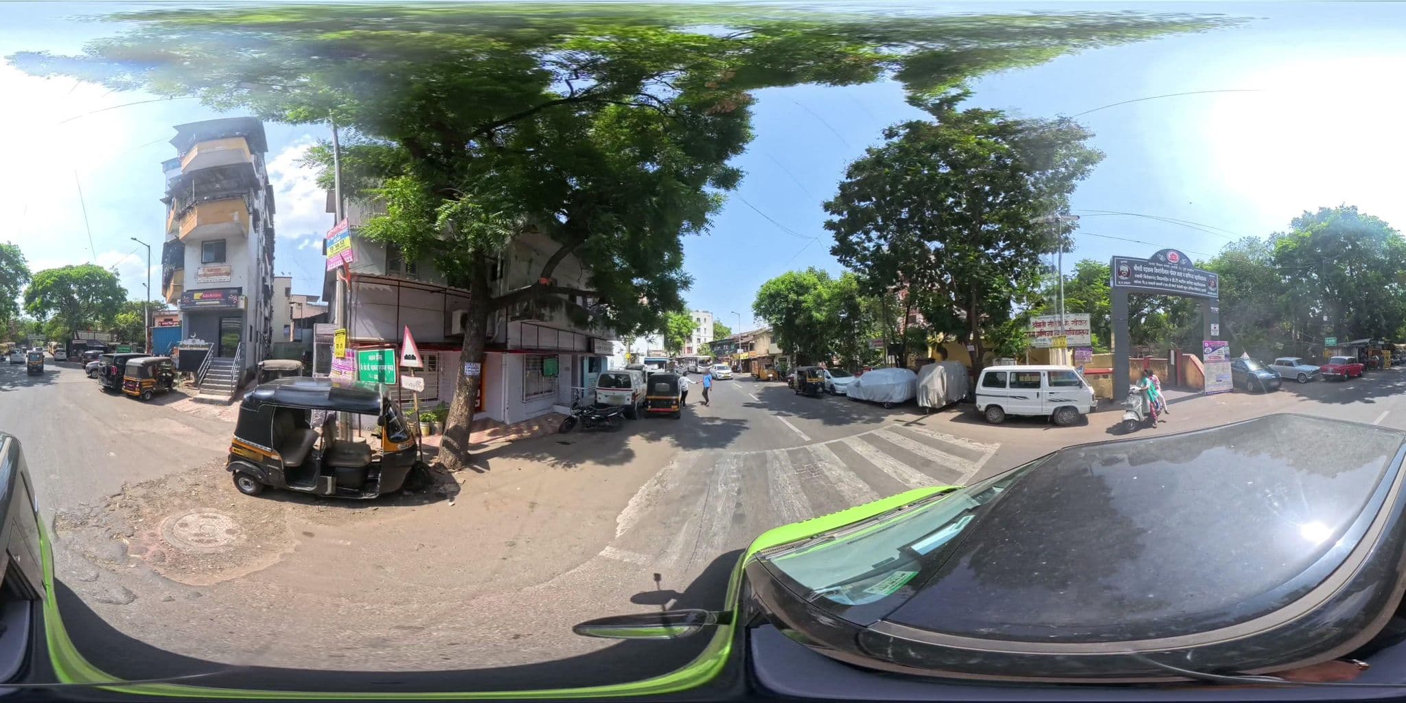 Street view near Hotel Ashok, Khadki — © skysign (CC BY-SA · Mapillary)