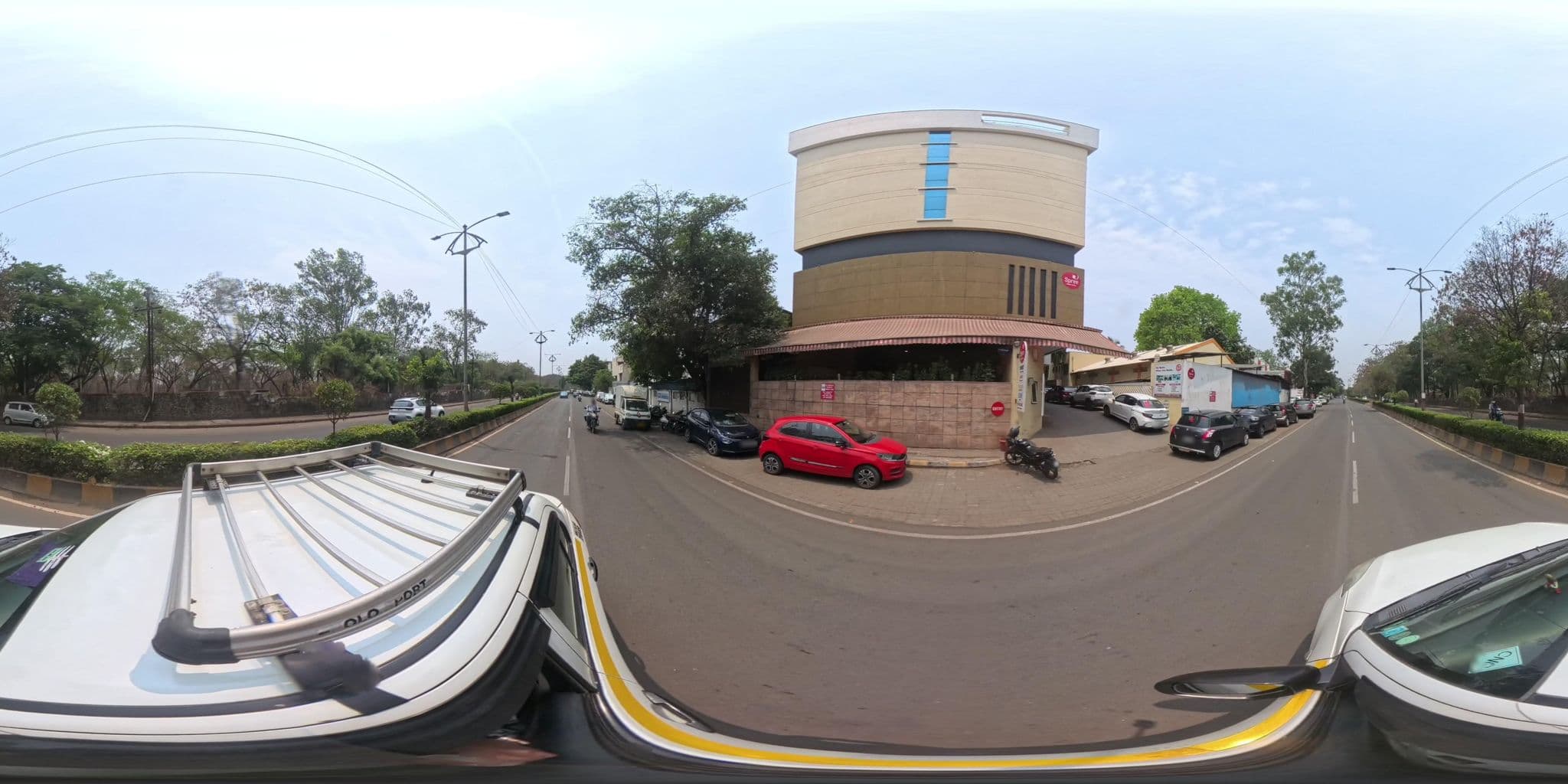 Street view near Spree Shivai Hotel, Pimpri — © skysign (CC BY-SA · Mapillary)