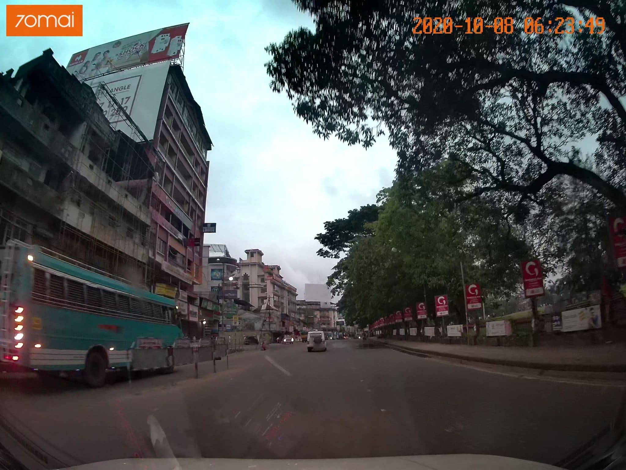 Street view near Pathans Lodging, Thrissur — © johnichan (CC BY-SA · Mapillary)