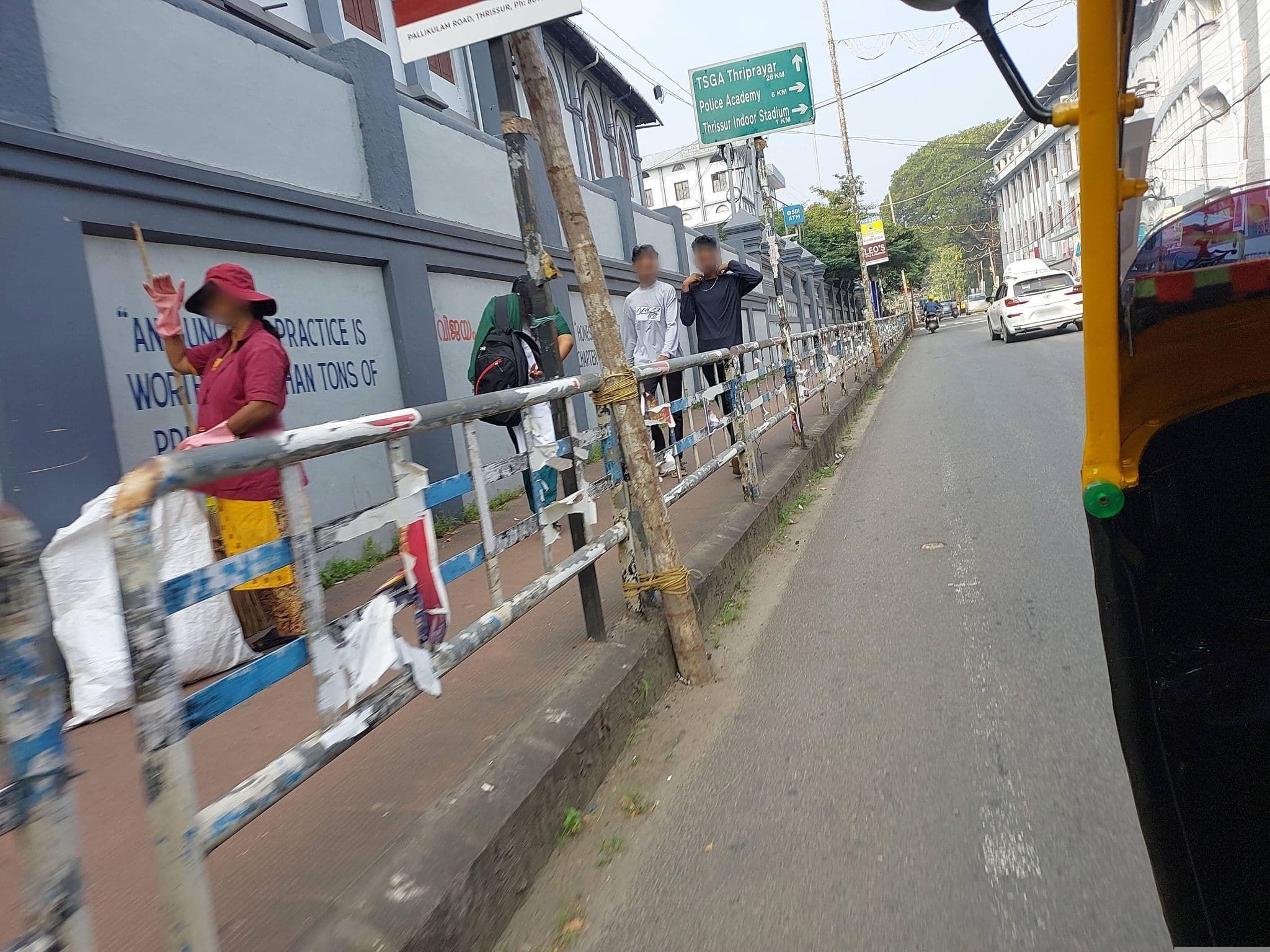 Street view near Home Made Meals, Thrissur — © V15 (CC BY-SA · Mapillary)