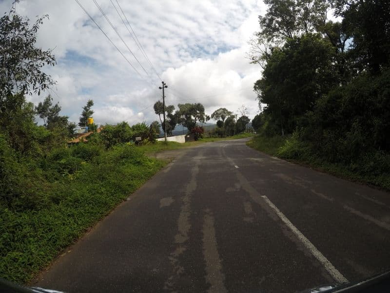 Street view near Brindleberry Home Stay, Madikeri — © deepak_bicycle (CC BY-SA · Mapillary)