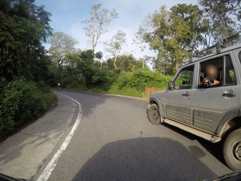 Street view near Cauvery Krupa Homestay, Suntikoppa — © deepak_bicycle (CC BY-SA · Mapillary)